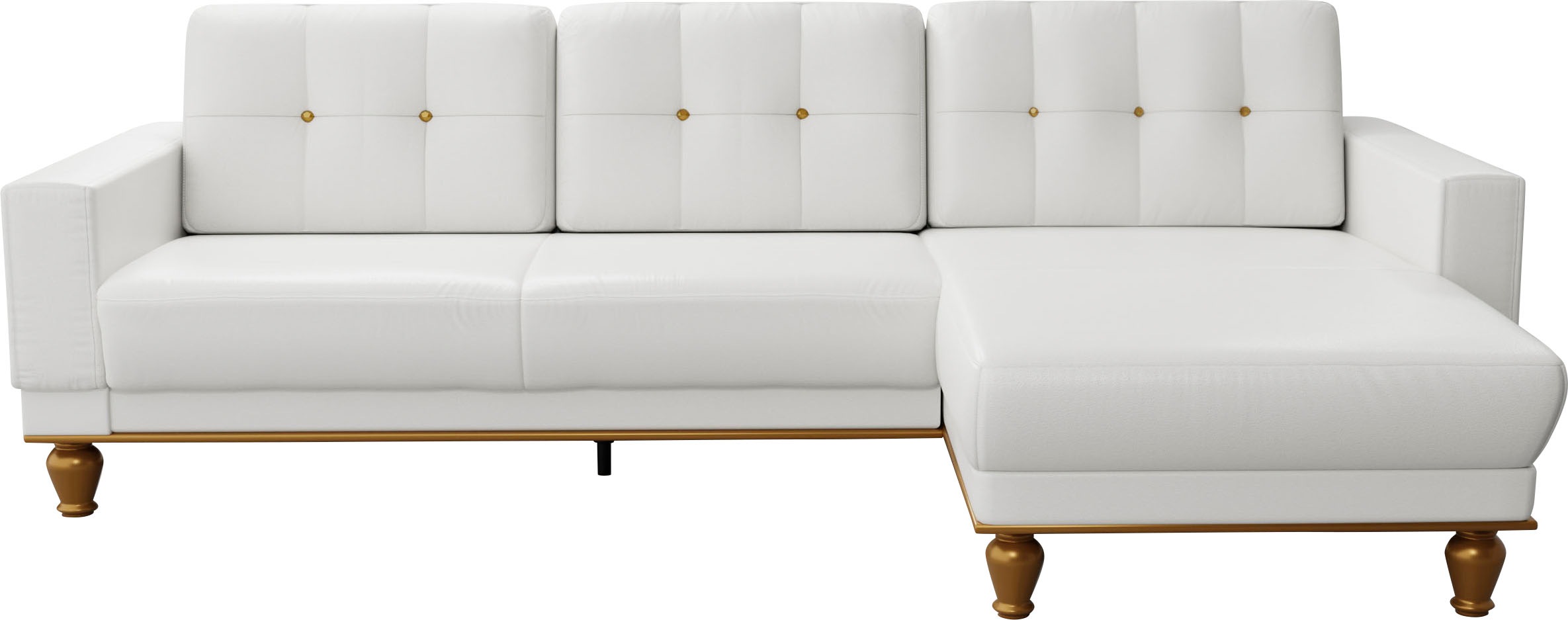 sit&more Ecksofa »Orient 5 L-Form«, mit Strass-Stein, wahlweise mit Bettfunktion und Bettkasten