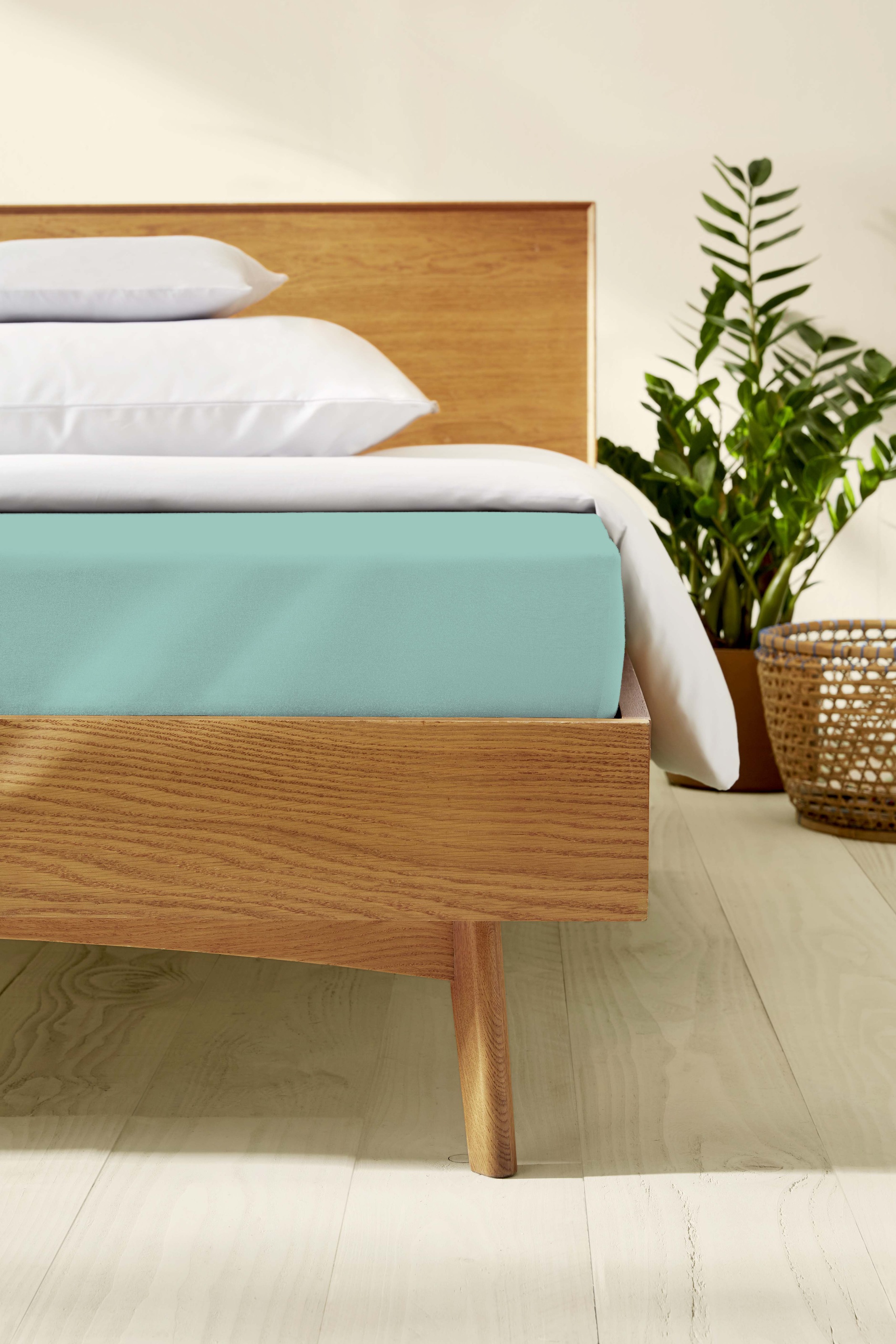 Kaeppel Spannbettlaken »Single Jersey Mako Elasthan«, aus 97% Baumwolle und 3% Elasthan