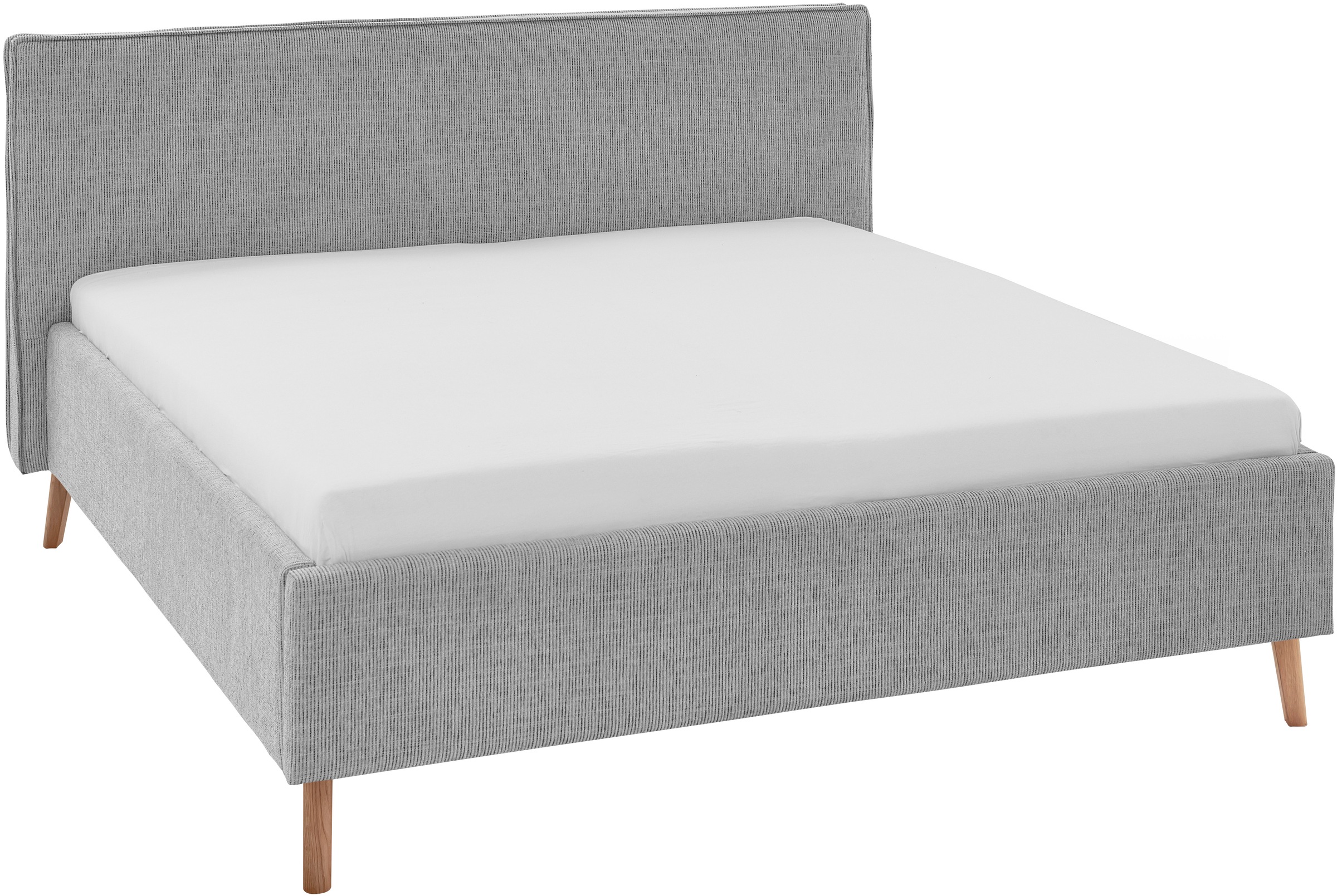 meise.möbel Polsterbett "Riva" mit eichefarbigen Holzfüßen, wahlweise mit B günstig online kaufen