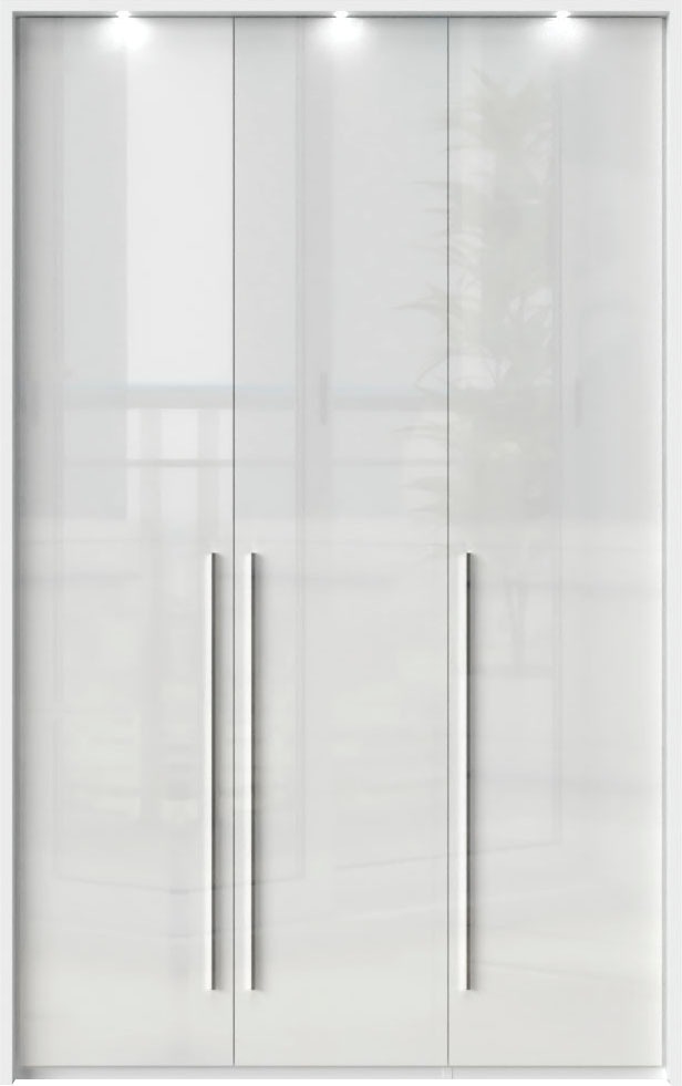 Places of Style Kleiderschrank Piano, inklusive Rahmen und Beleuchtung, sof günstig online kaufen