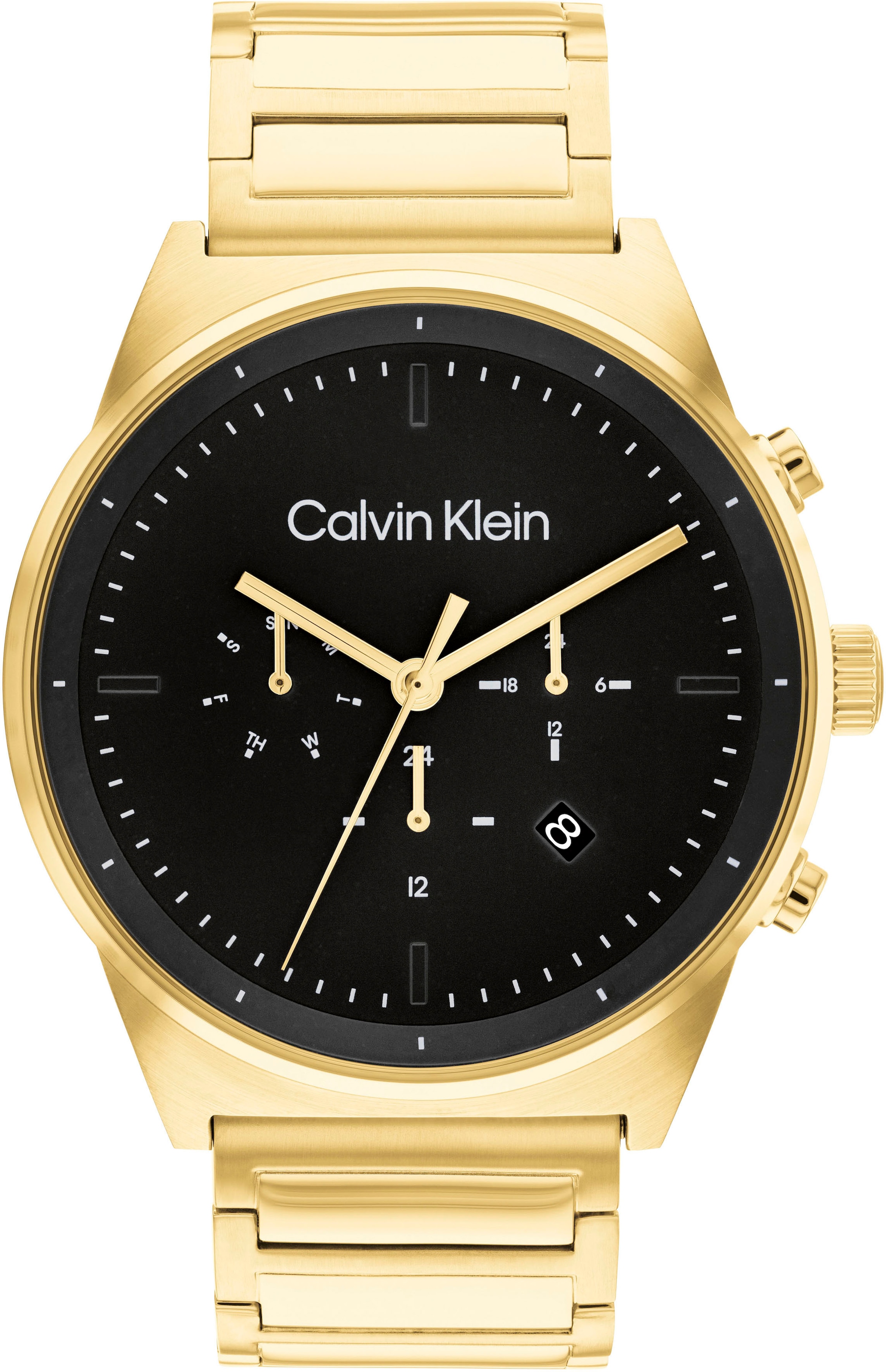 Calvin Klein Multifunktionsuhr »TIMELESS, 25200294«, Quarzuhr, Armbanduhr, Herrenuhr, Datum, 12/24-Stunden-Anzeige