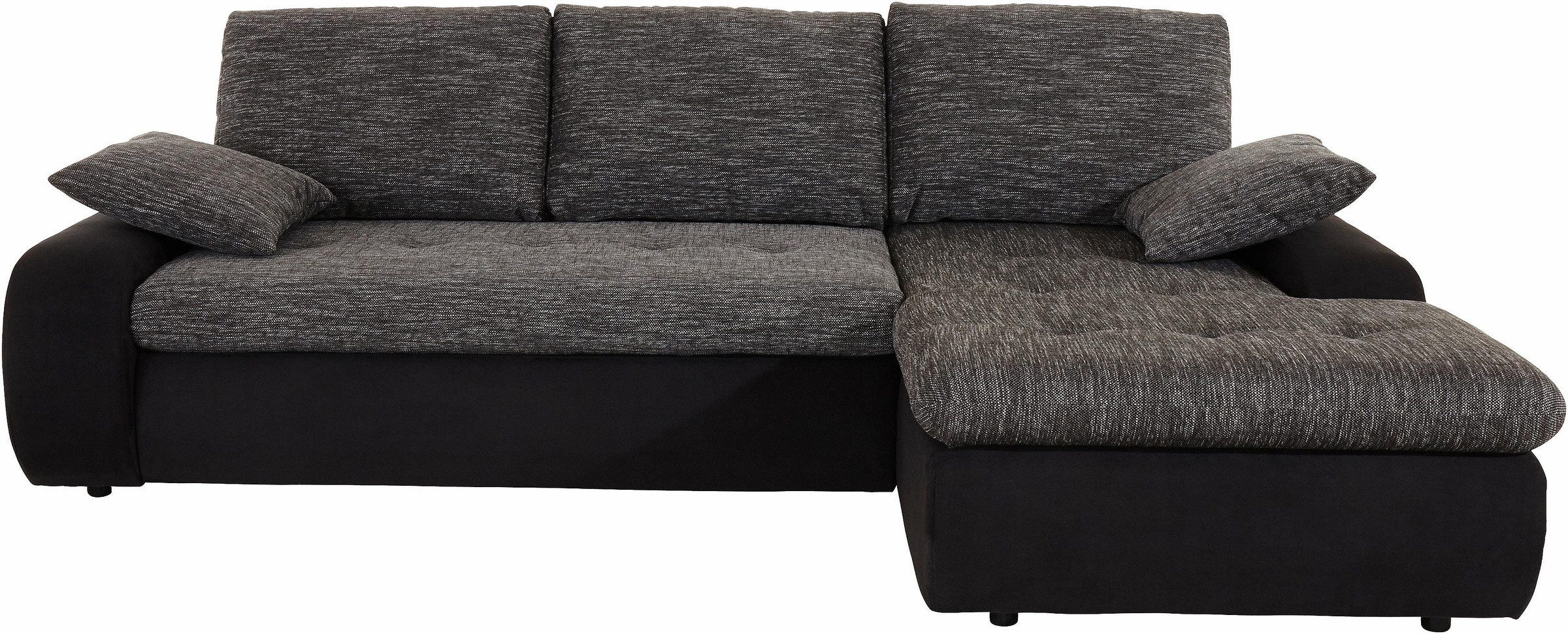 TRENDMANUFAKTUR Ecksofa »Indie, modern und bequem, Materialmix, L-Form«, wa günstig online kaufen