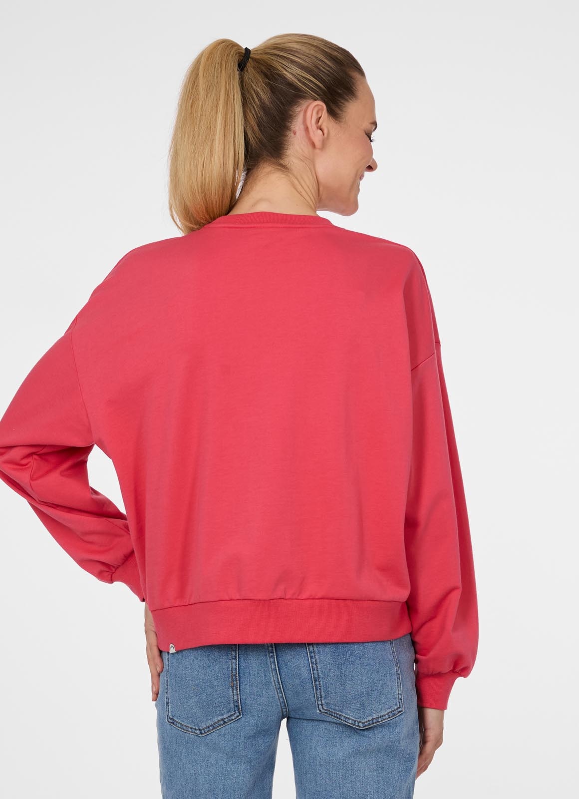 Ragwear Sweatshirt »WUSS PATCH«, aus Baumwollmischung, normale Passform, Langarm, ohne Verschluss
