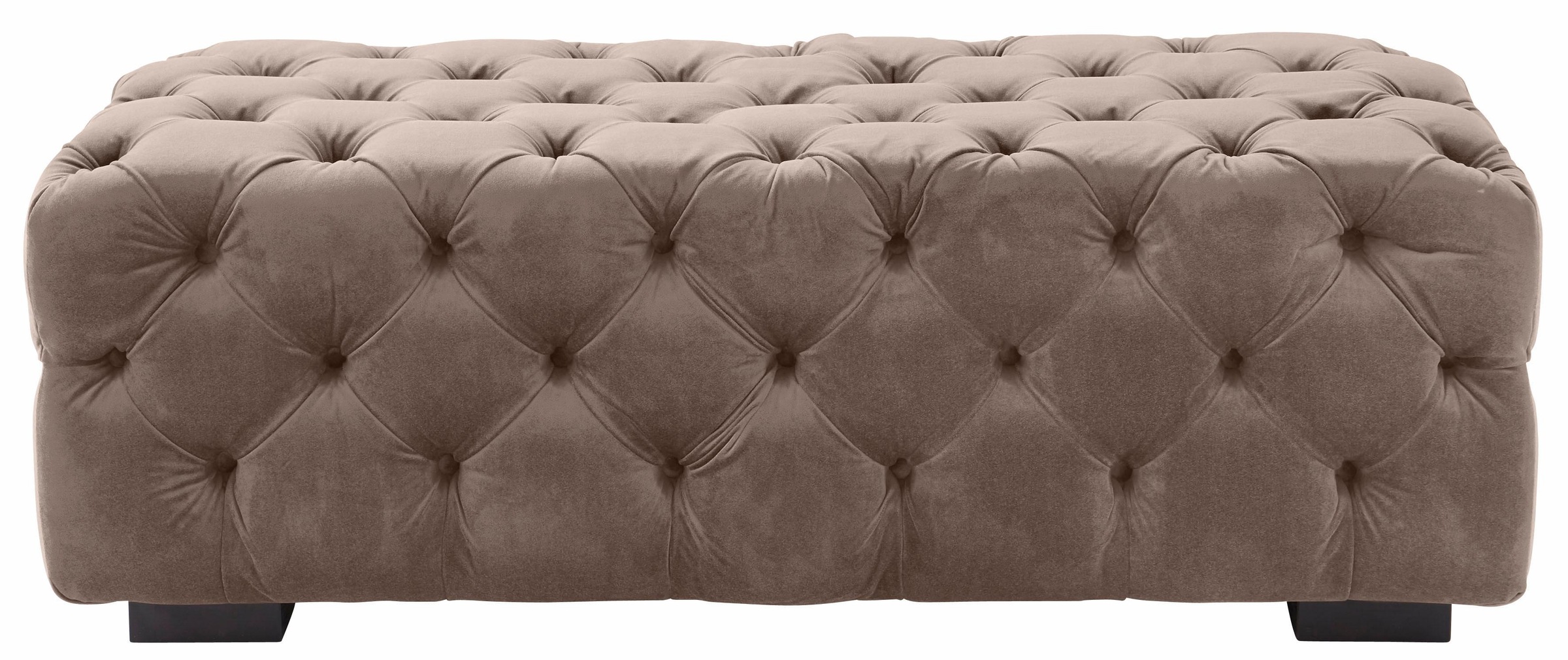 Guido Maria Kretschmer Home&Living Polsterhocker »Kalina«, mit klassischer Chesterfield-Knopfheftung