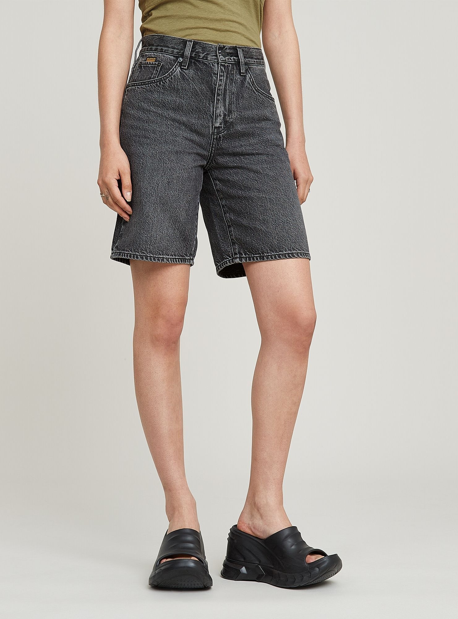 G-STAR Shorts »Viktoria Bermuda Shorts Clean Edge«