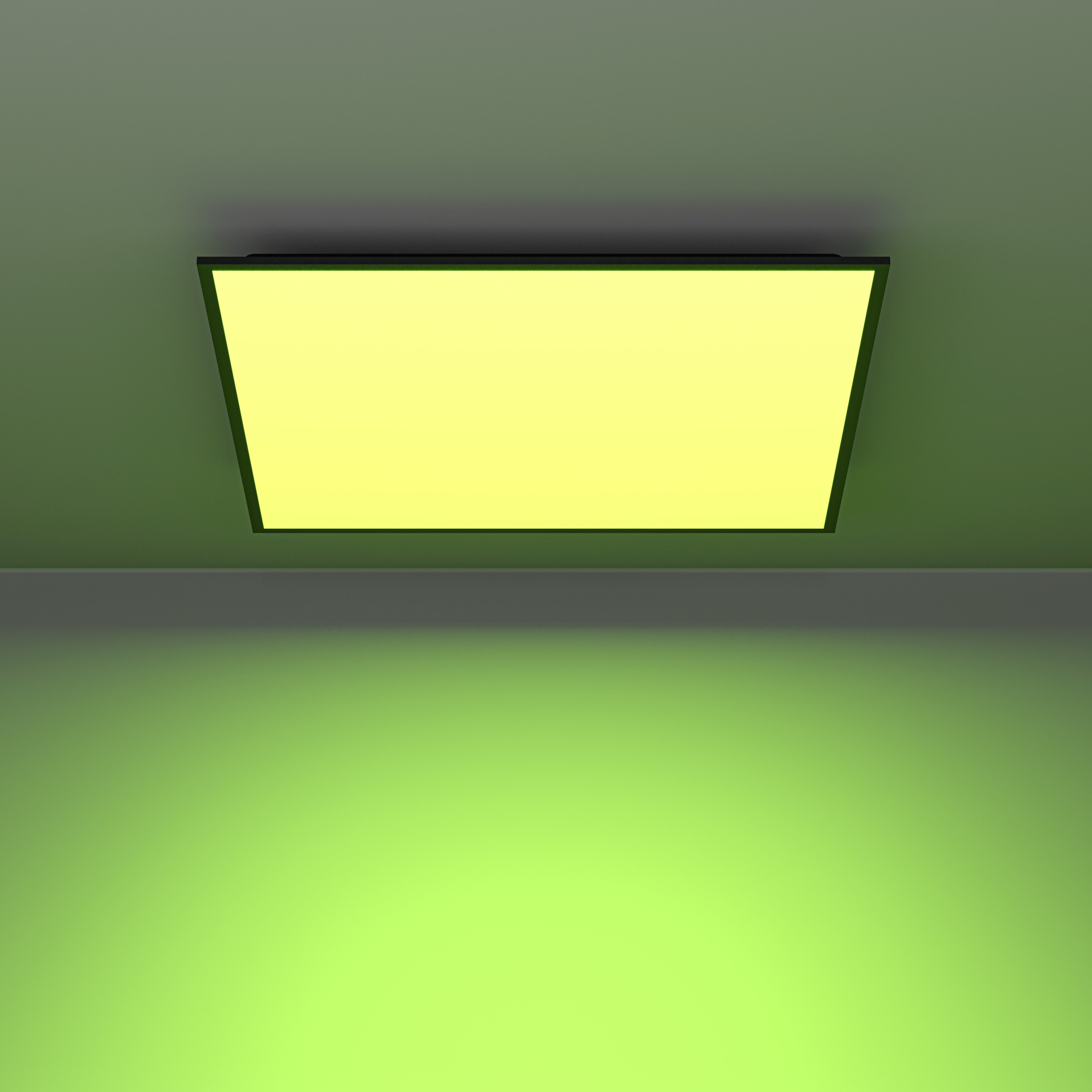 EGLO LED Deckenleuchte »MORADILLO-Z Deckenlampe - Stahl - LED - 33W - IP20« LED-Modul 1 Stk. Kaltweiß | Neutralweiß | RGB | Warmweiß Wohzimmerlampe, Esszimmerlampe, Schlafzimmer, L59,5 x B59,5 x H6,1 cm