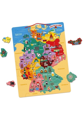 Konturenpuzzle »Magnetische Landkarte Deutschland«