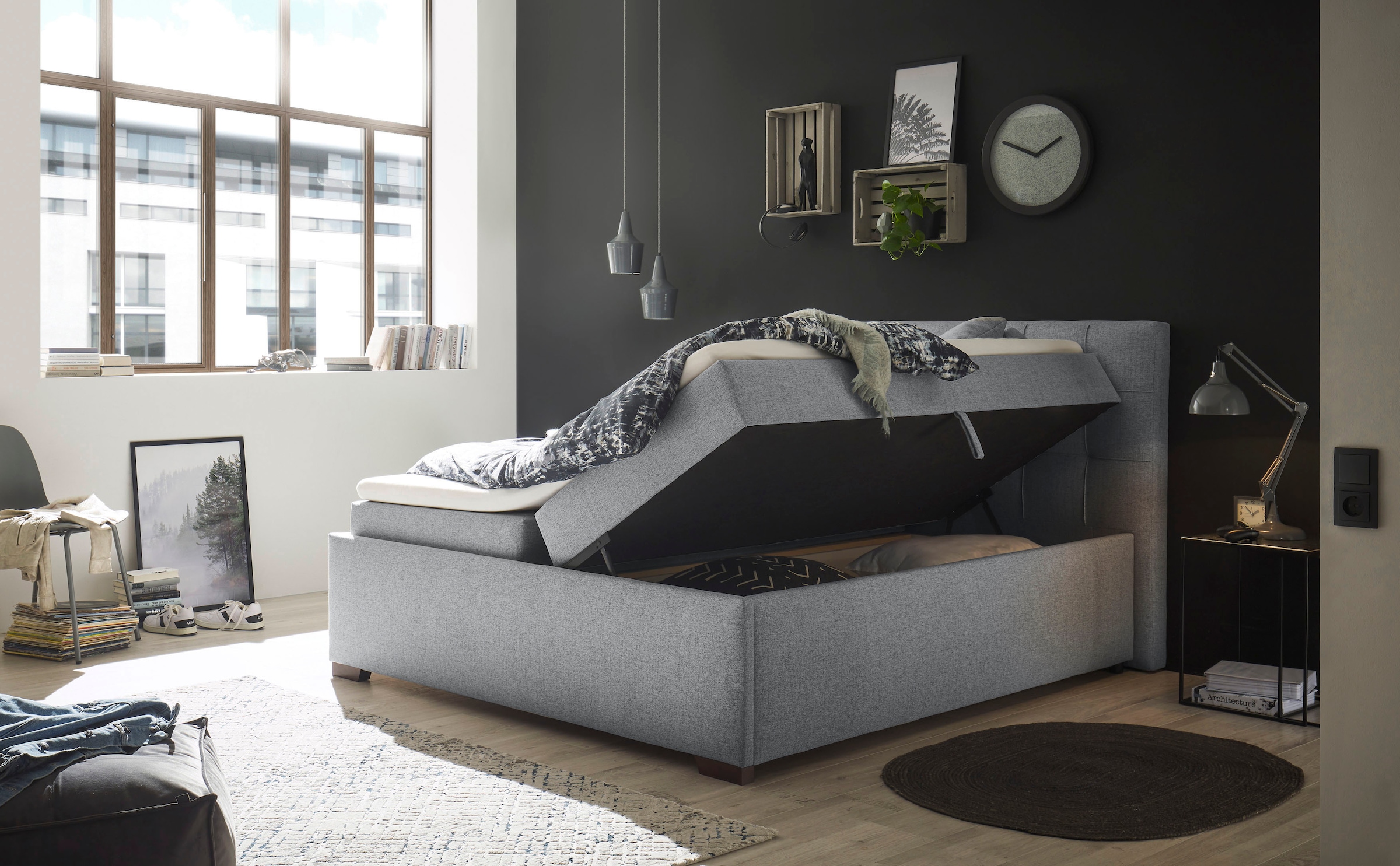 ED EXCITING DESIGN Boxbett »Artos«, inkl. zwei Bettkästen