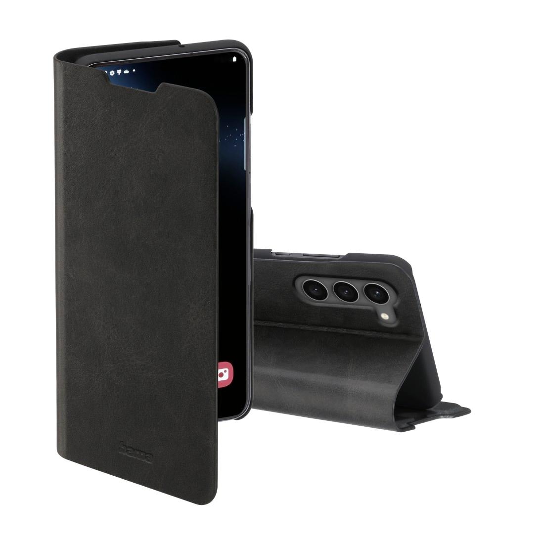 Hama Smartphone-Hülle »Booklet für Samsung Galaxy S23, resistentes Kunstleder«, Standfunktion und Einsteckfach mit Fingeröffnung