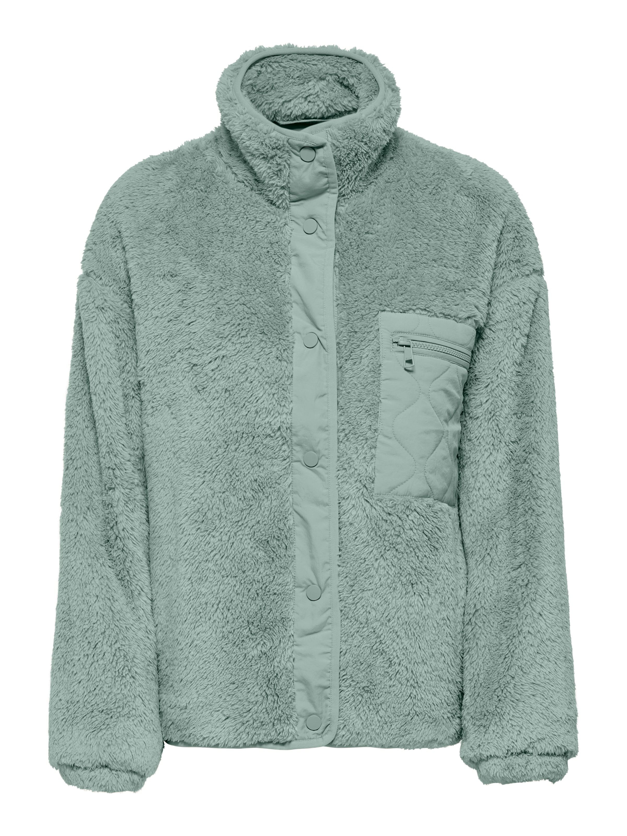 ONLY Plüschjacke »ONLCONTACT LIFE OVERSIZED CC OTW« ohne Kapuze Kunstfaser