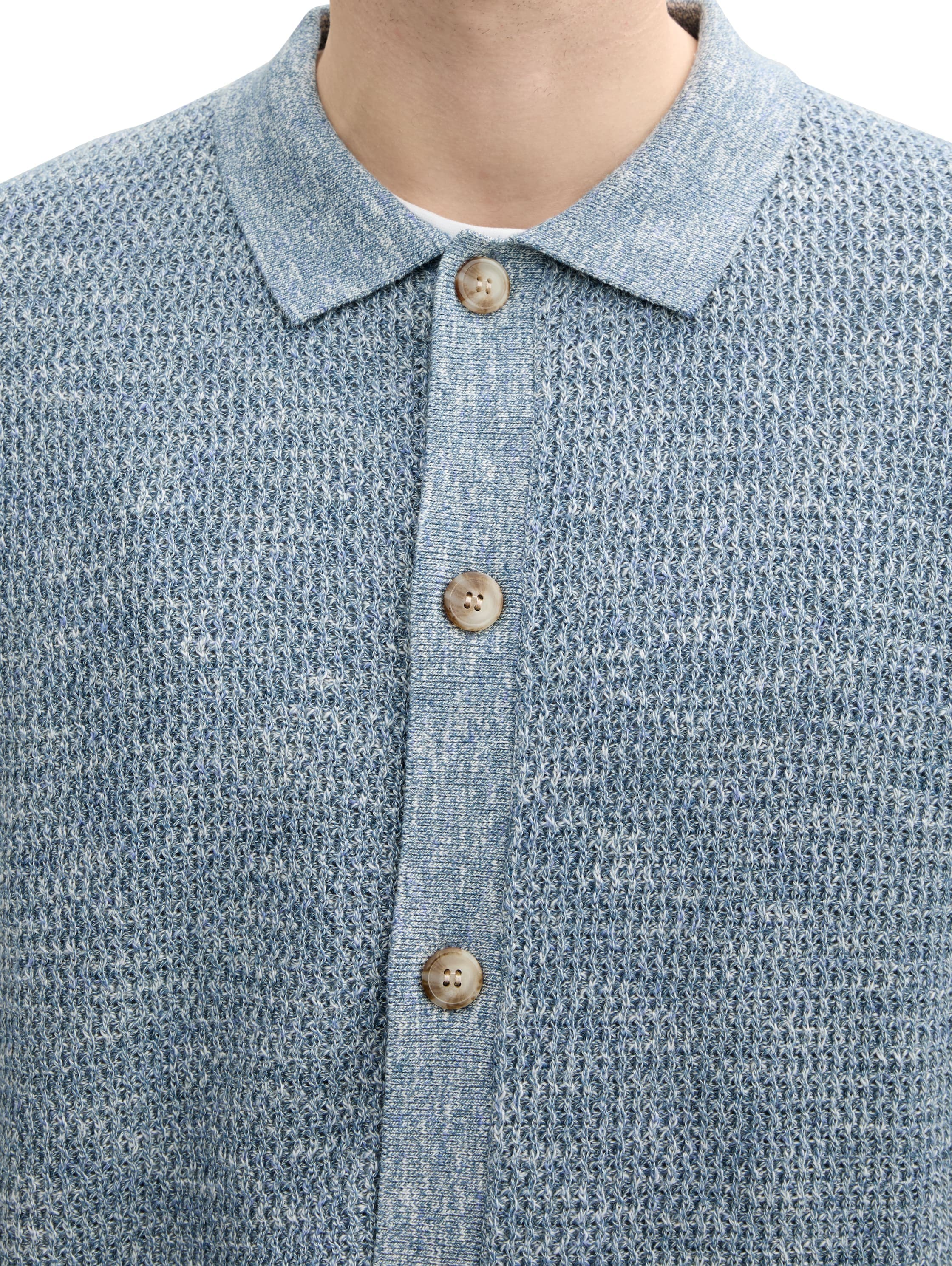 TOM TAILOR Strickjacke, mit Kent Kragen
