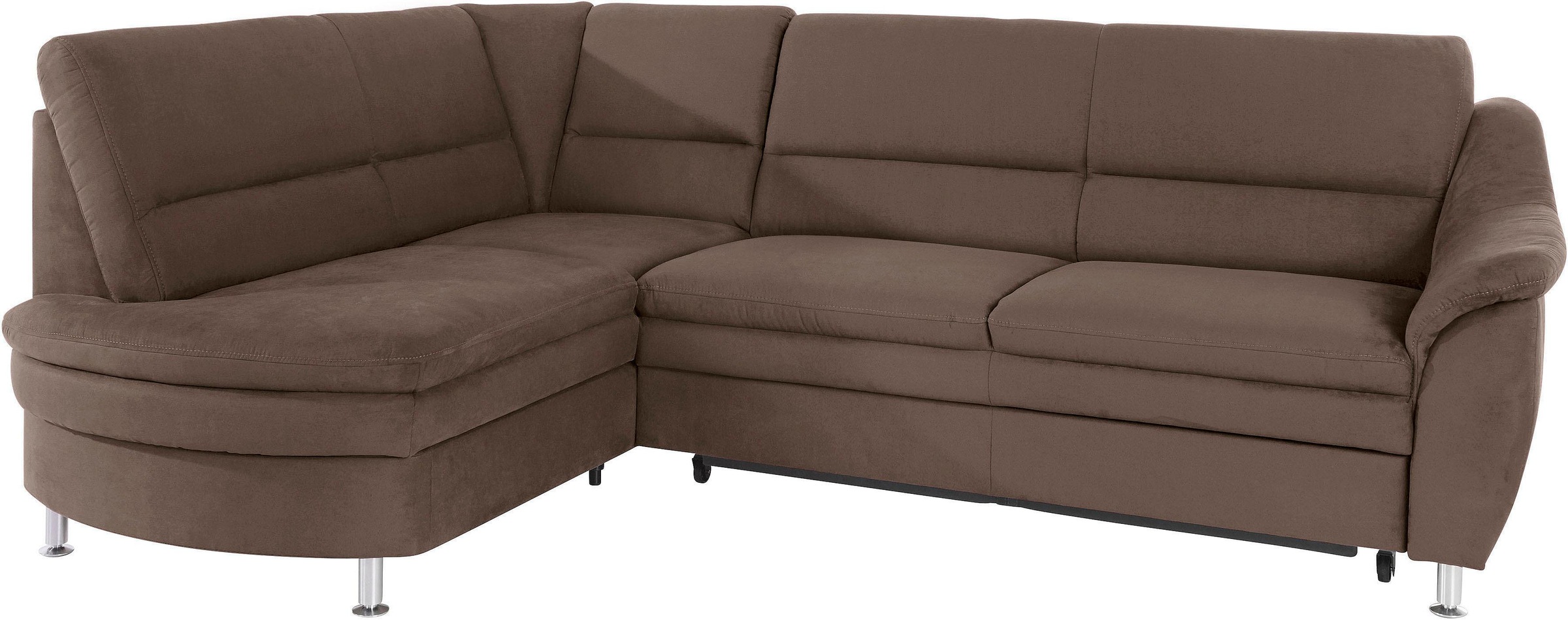 Places of Style Ecksofa »Cardoso L-Form«, Federkern, wahlweise mit Bett, Sc günstig online kaufen