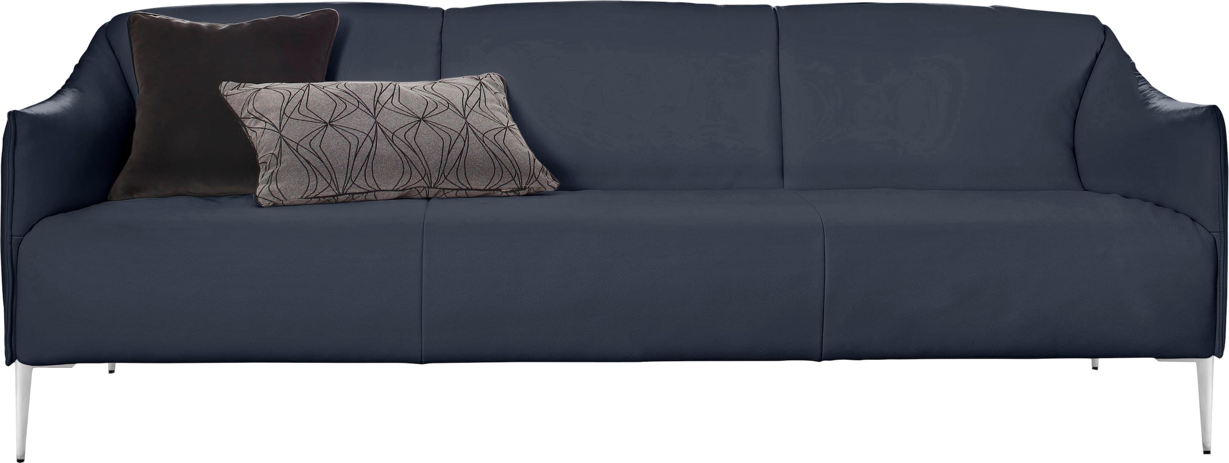 W.SCHILLIG 3-Sitzer »sally«, mit Metallfüßen in Chrom glänzend, Breite 224 cm