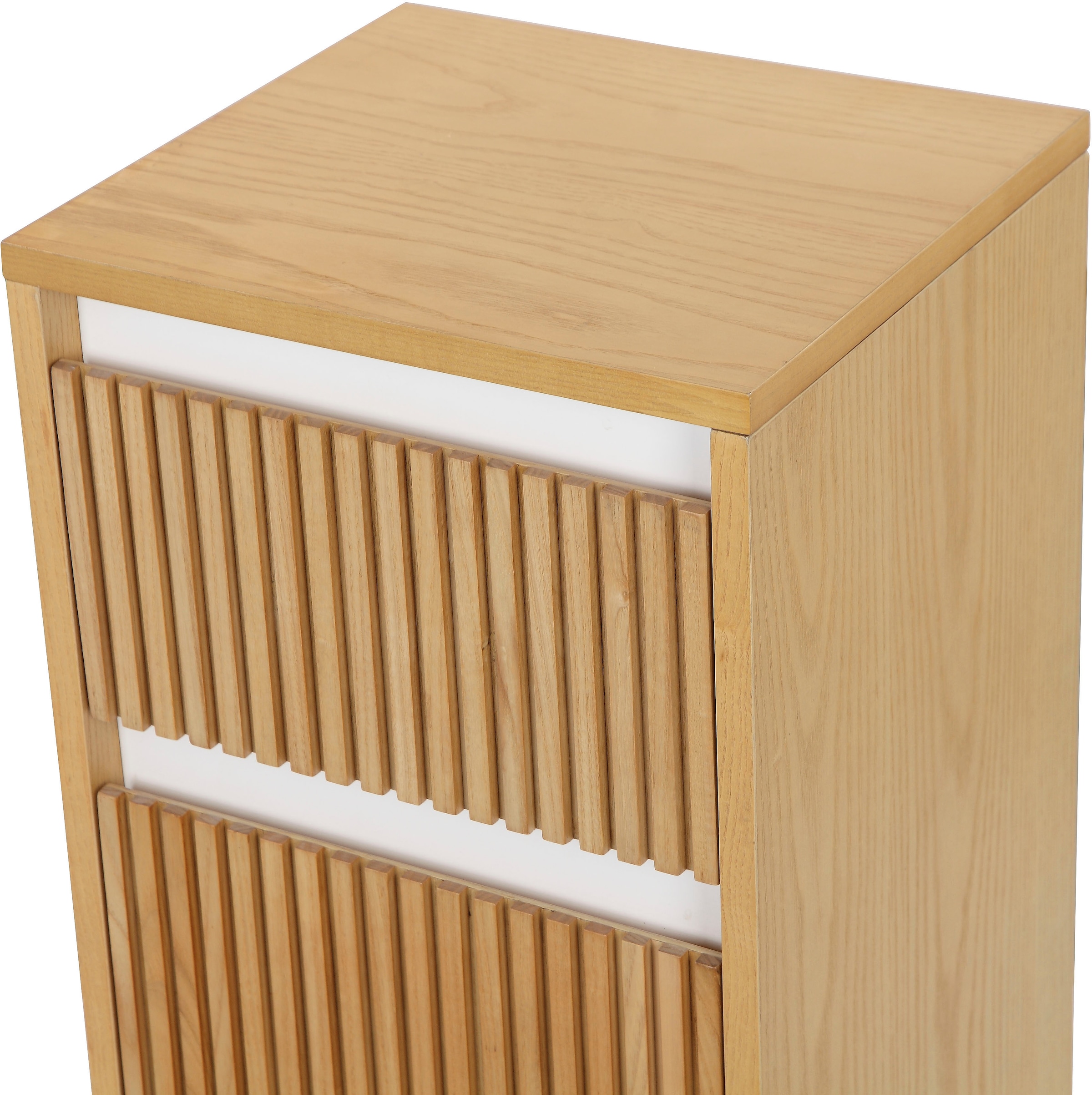 welltime Unterschrank »Falun«, Badmöbel, Badezimmerschrank mit Rille, Breite 35 cm