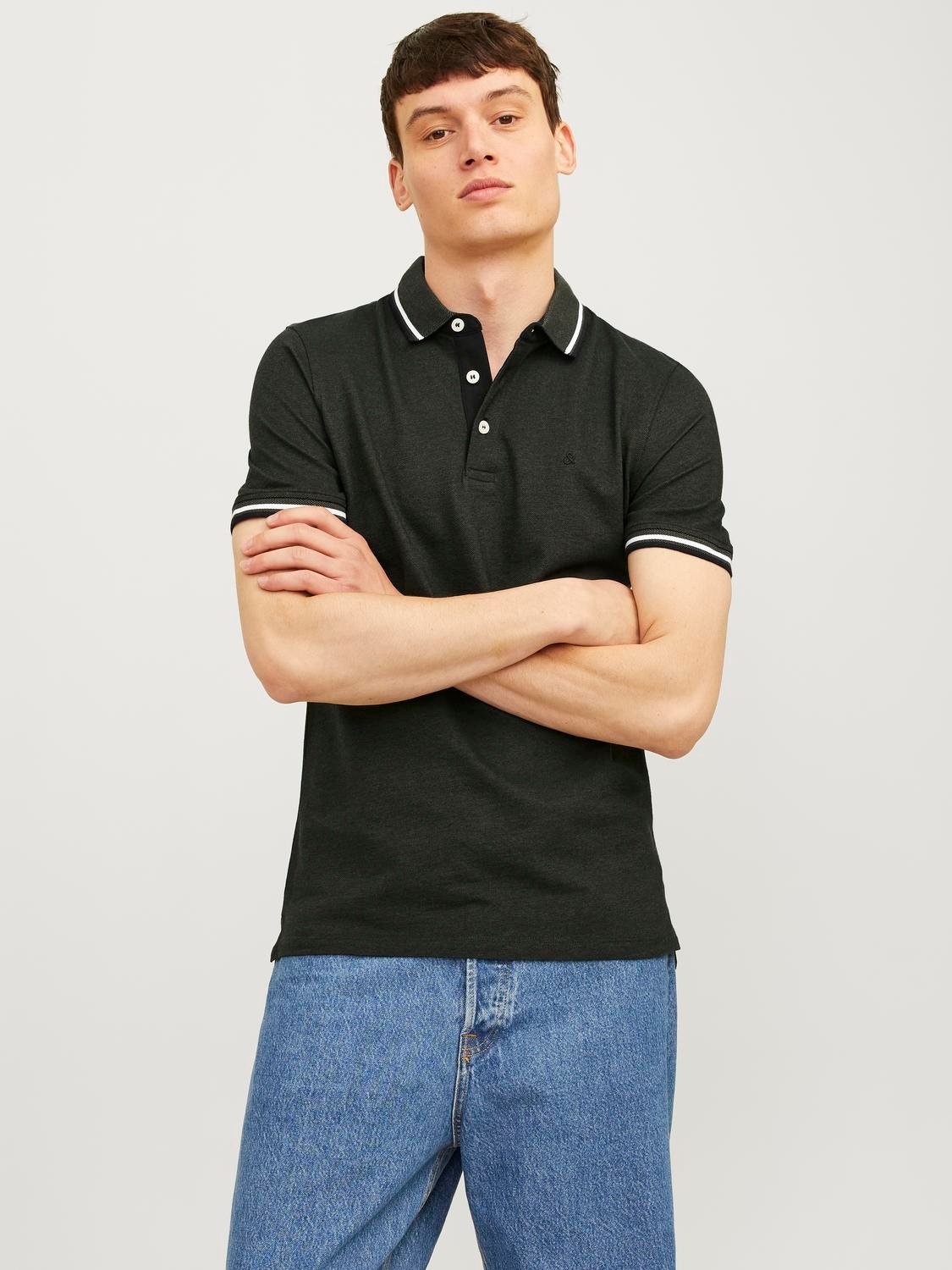 Jack & Jones Poloshirt »PAULOS POLO 2PK«, (Packung, 2 tlg., 2er-Pack)