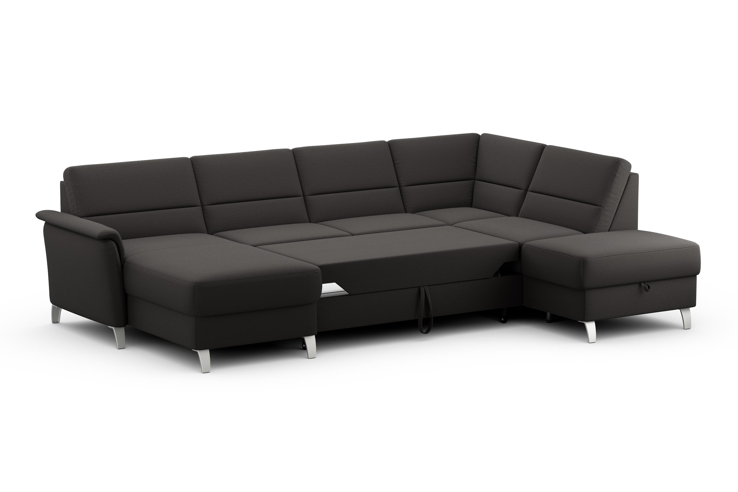 sit&more Wohnlandschaft »Palmera U-Form«, Federkern, wahlweise mit Bettfunktion und mit/ohne Stauraum