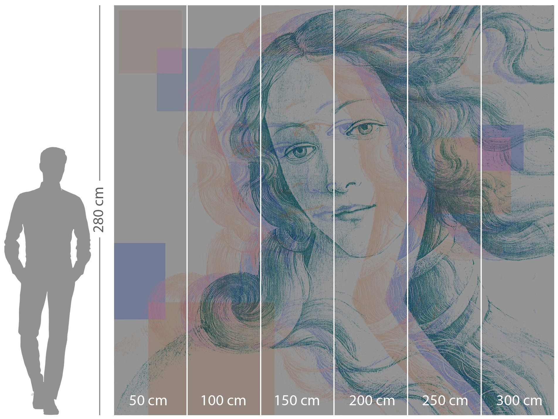 Komar Vliestapete »Digitaldruck Vlies -  Venus - Größe 300 x 280 cm« bedruckt glatt Kinderzimmer