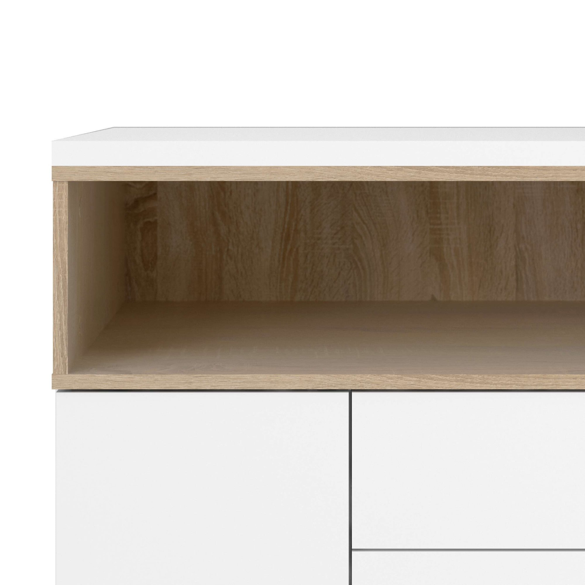 INOSIGN Sideboard »Roommers, Anrichte, Kommode, Stauraum«, Kommode, Breite 176 cm, Höhe 90 cm, 1 offenes Fach mit Rahmen-Optik