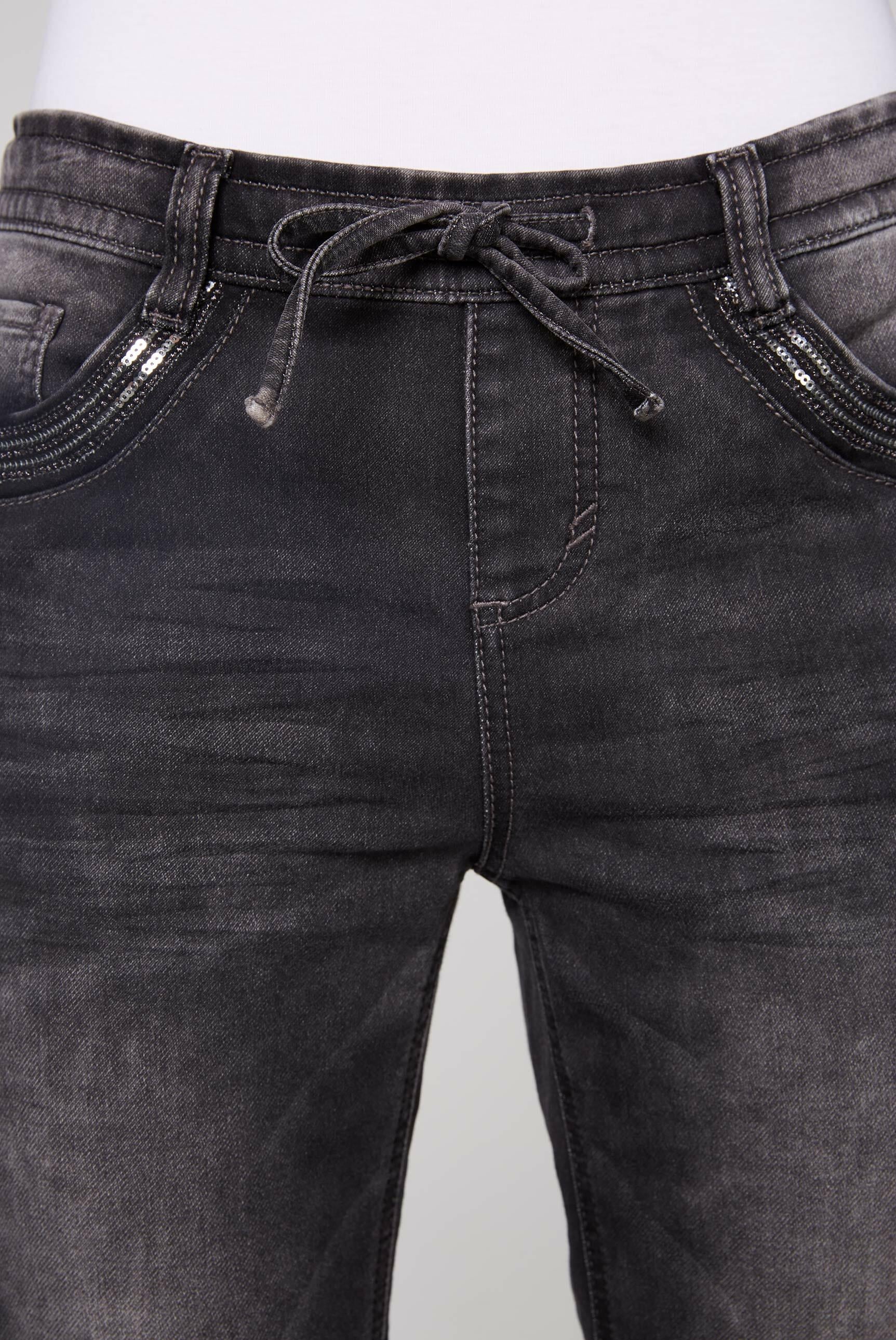 SOCCX Boyfriend-Jeans, mit Gummizug hinten am Bund