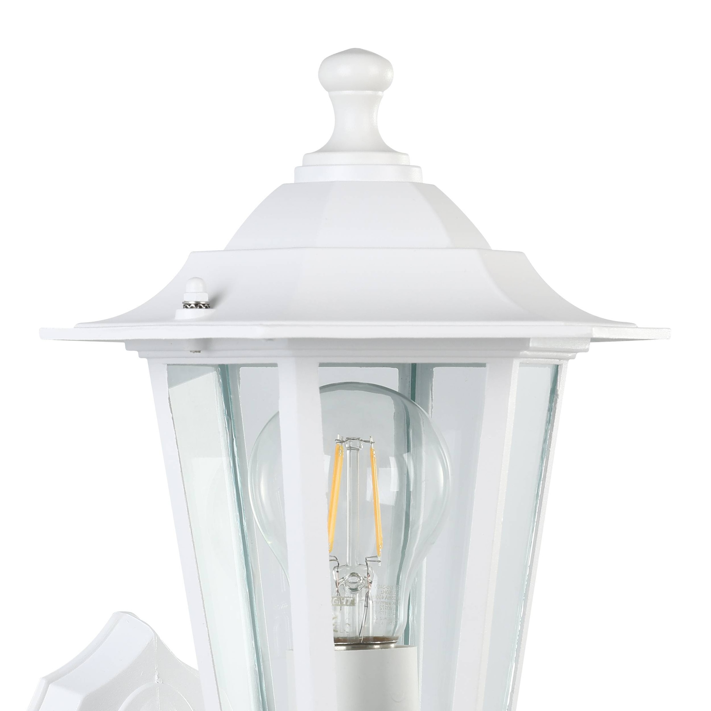 EGLO LED Wandleuchte »LATERNA 5 L16,5 x H32 x AL23 cm, Wandlampe für den Außenbereich«, 1 flammig, Leuchtmittel E27 | ohne Leuchtmittel, Außen-Wandlampe, 1 flammig, aus Aluguss und Glas, E27, IP44