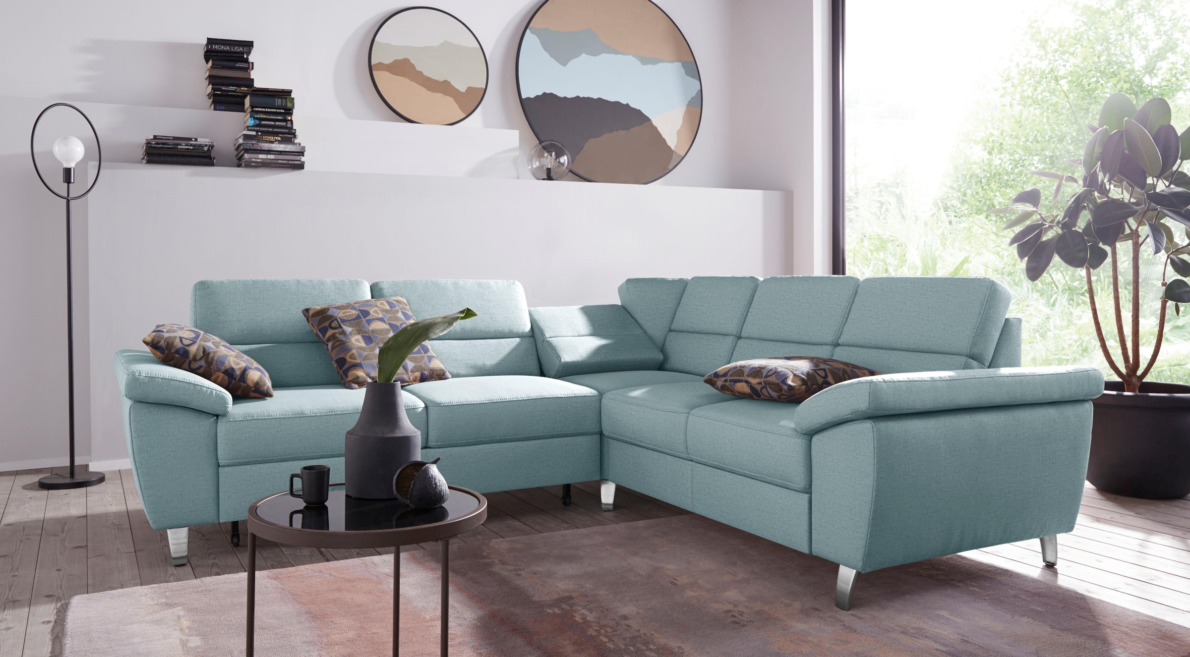 sit&more Ecksofa »Sorano L-Form«, wahlweise mit Bett- und Relaxfunktion, inkl. Bettkasten