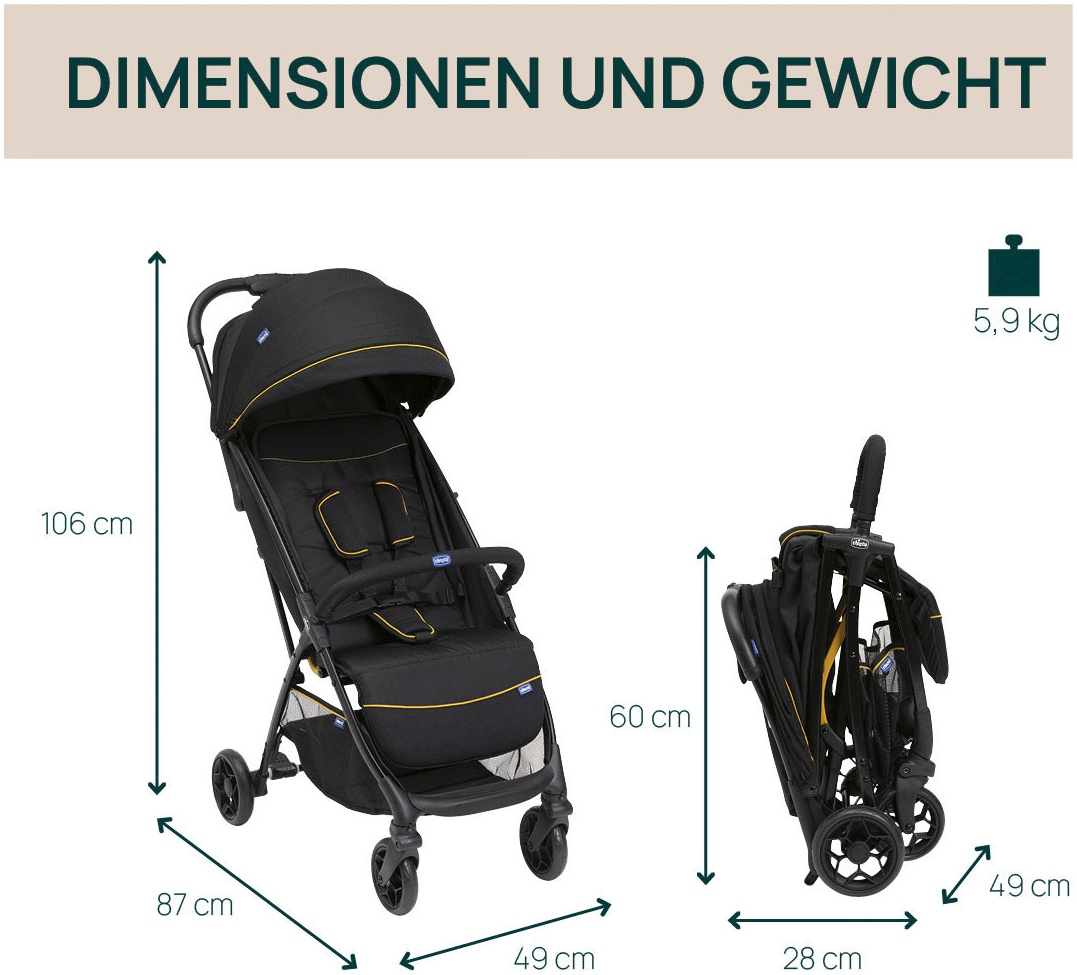 Chicco Sport-Kinderwagen »Glee«, 22 kg, inklusive Regenschutz