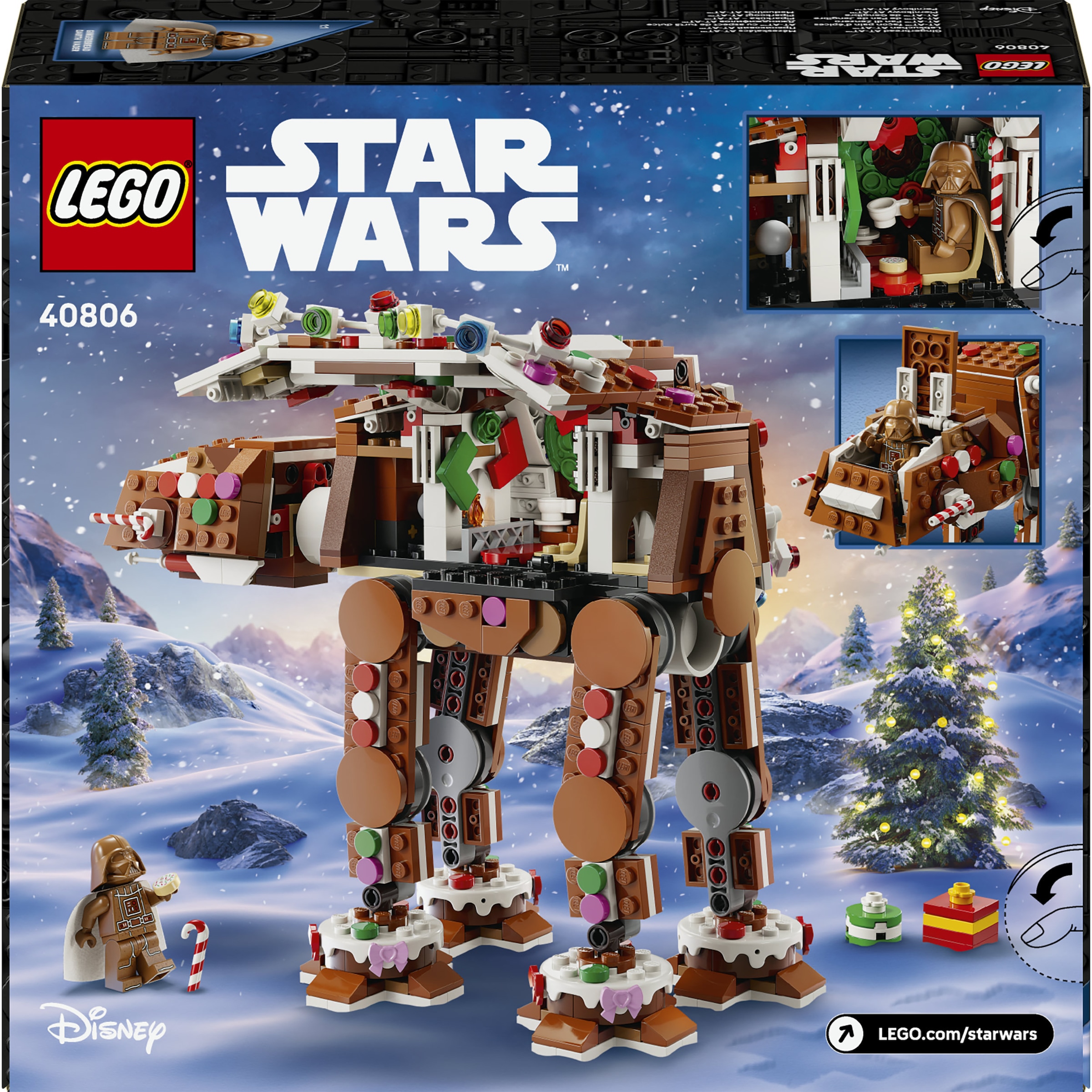 LEGO® Konstruktionsspielsteine »Lebkuchen AT-AT™ (40806), LEGO Star Wars™« Made in Europe