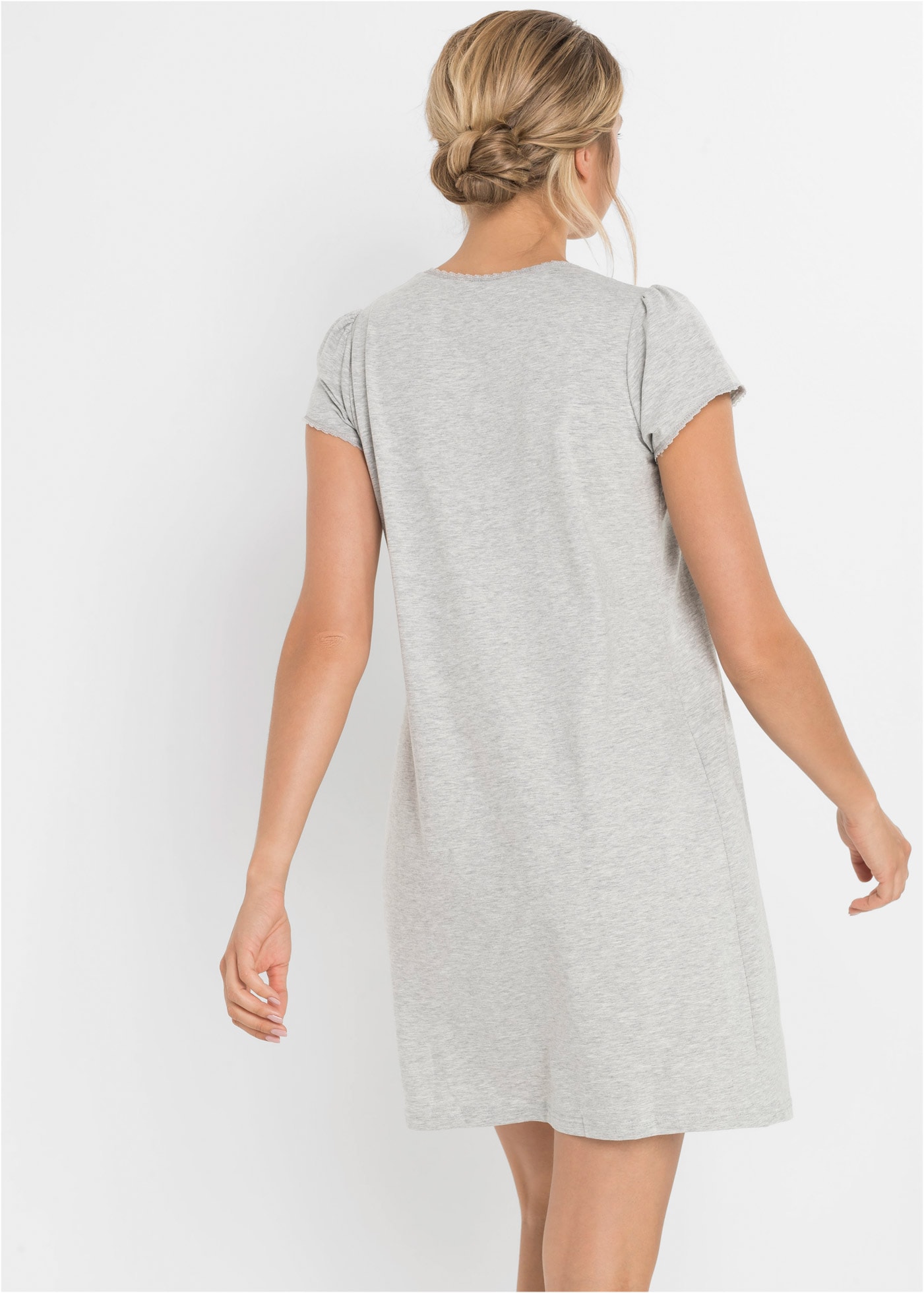 bonprix Stillkleid Still-Nachthemd mit Baumwolle