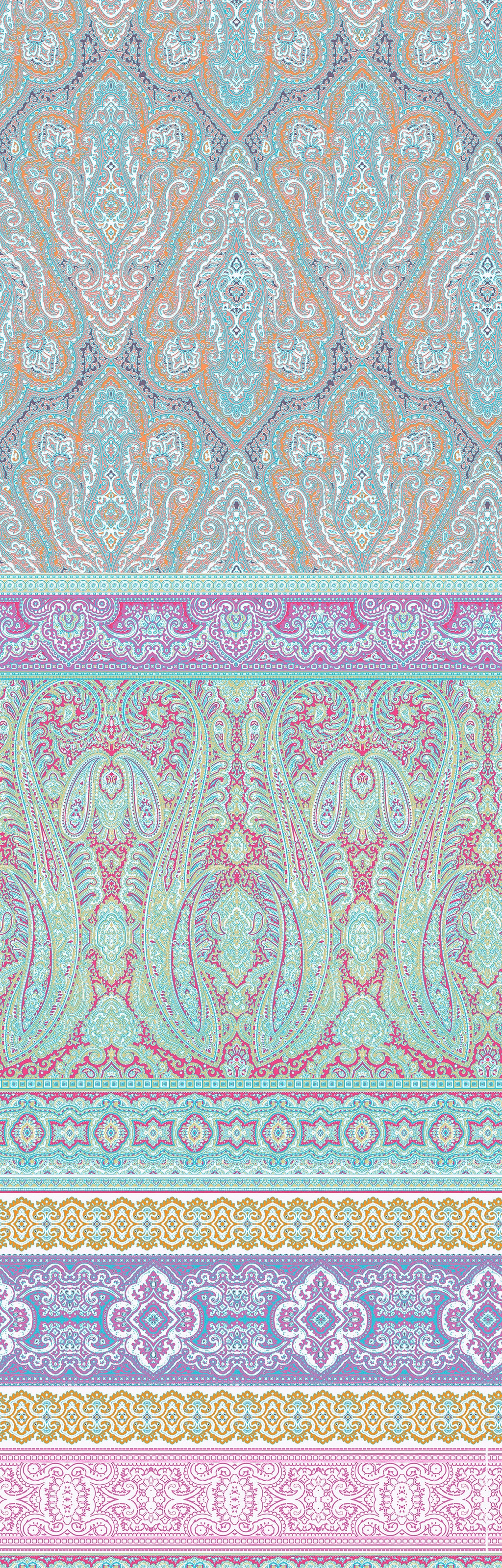 Plaid FLEURESSE "Plaid", blau (mint, blau), B:180cm L:270cm