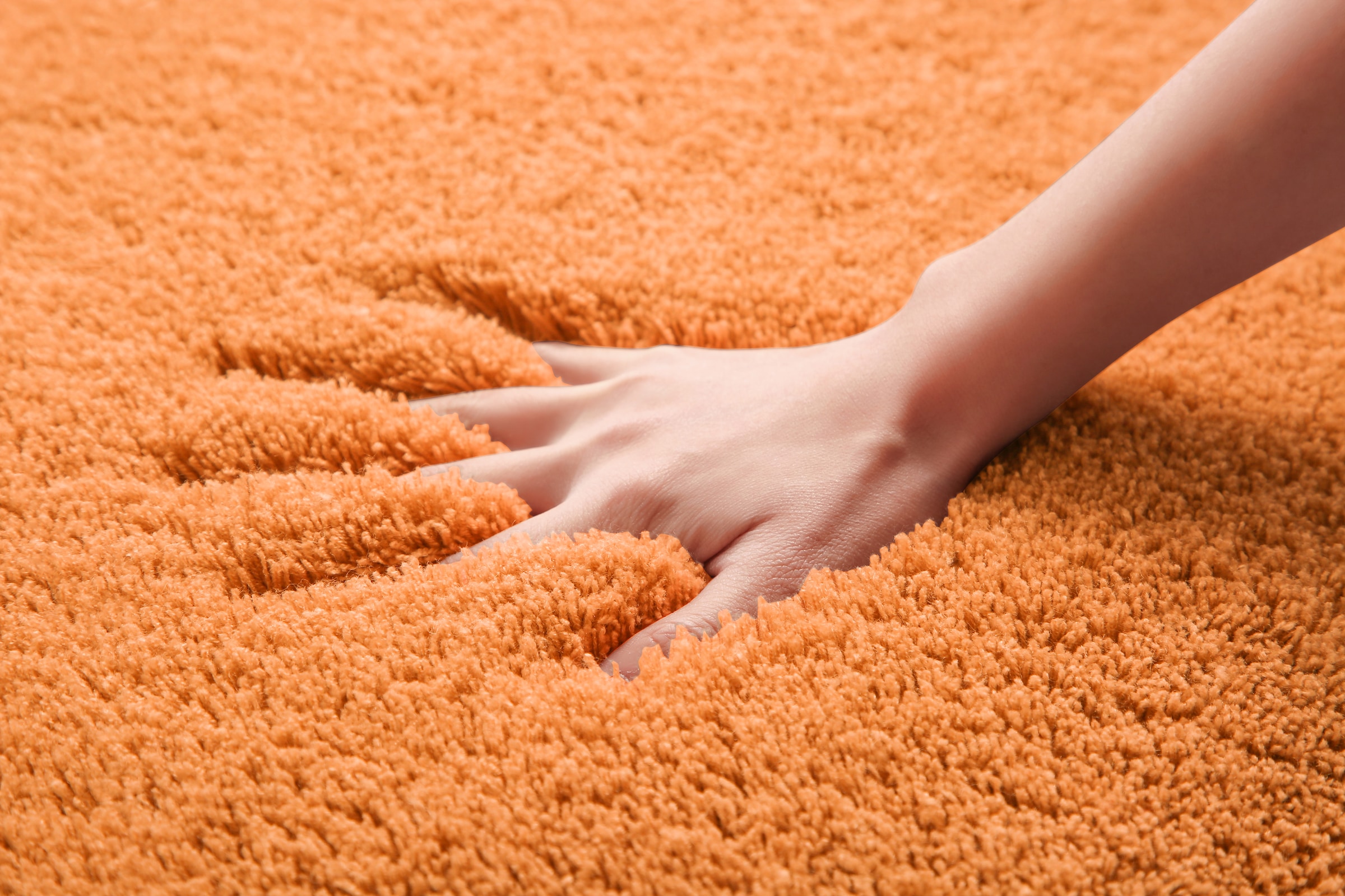 my home Badematte »Merida, Badvorleger, Badezimmer Teppich«, rutschhemmend beschichtet, fußbodenheizungsgeeignet-schnell trocknend-strapazierfähig, Badteppich, Uni Farben, rechteckig, rund & als 2-tlg. Set erhältlich