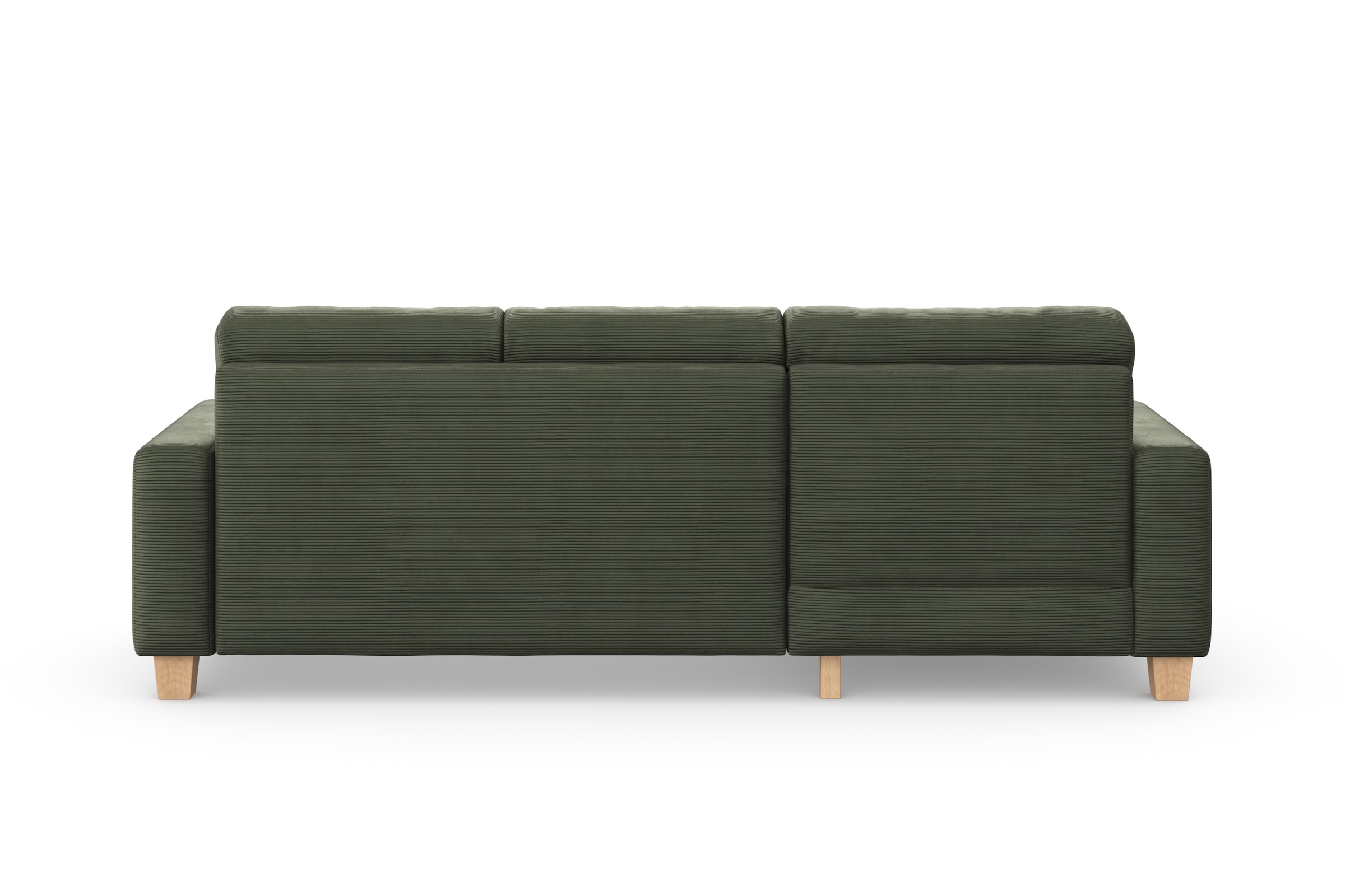 Home affaire Ecksofa »Summer L-Form«, mit Recamiere, mit oder ohne Bettfunktion und Bettkasten, Cord-Bezug