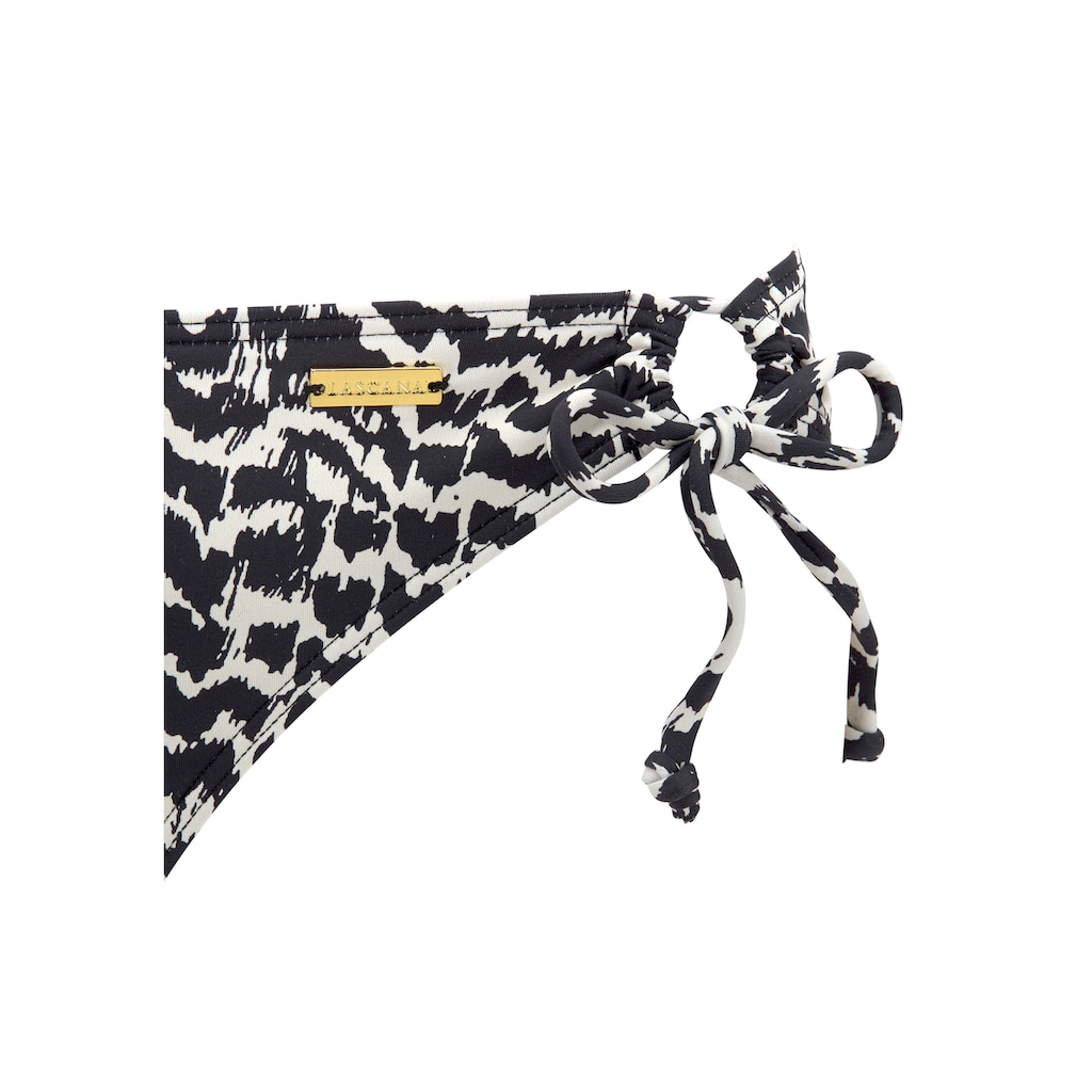 LASCANA Bikini-Hose »Clara«, mit abstraktem Animalprint