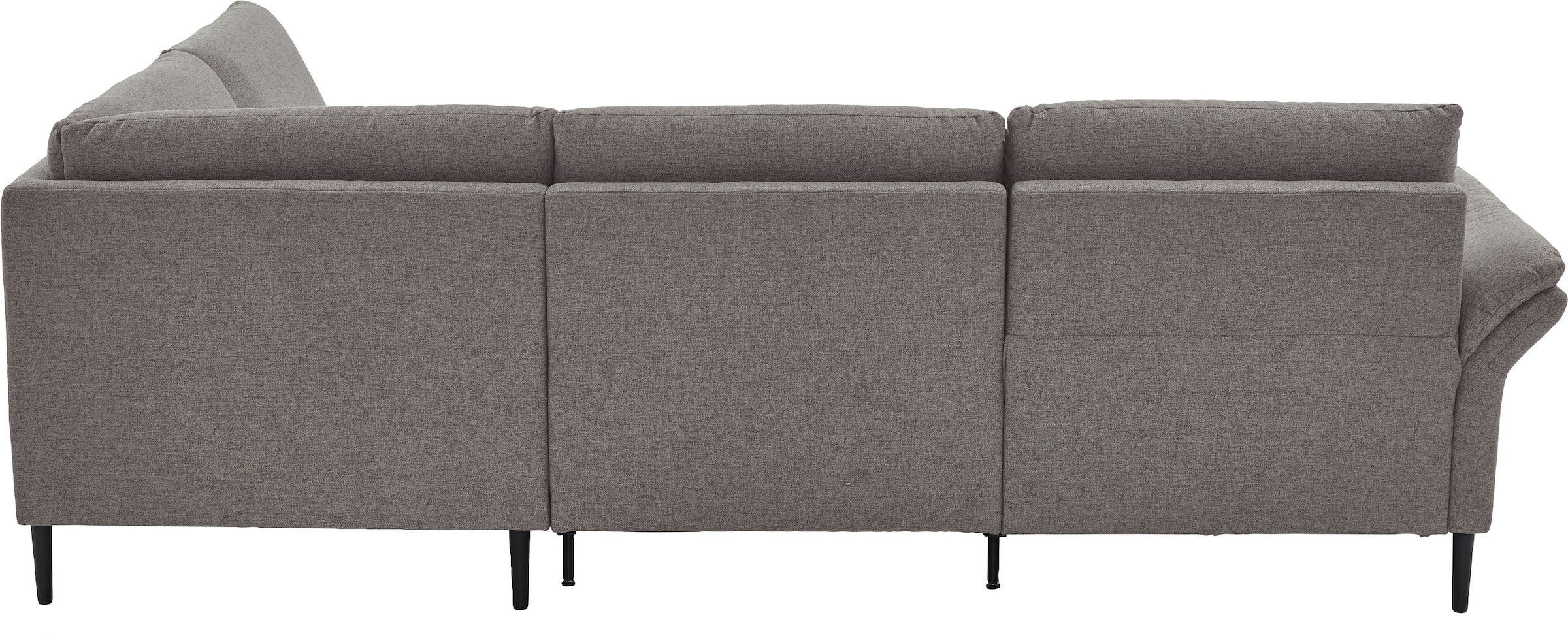 Places of Style Ecksofa »Sarsina: mit Tonnentaschen-Federkern, perfekt zum Entspannen L-Form«, inklusive 2 motorischen Relaxfunktionen mit Herz-Waage-Beschlag