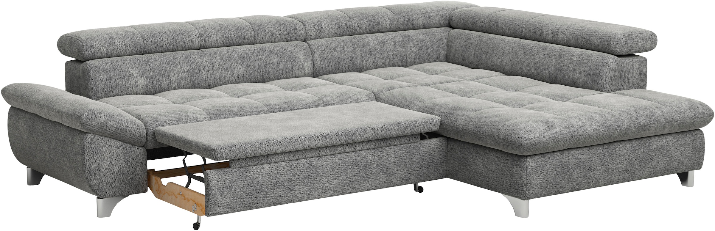 COTTA Ecksofa »Gemini L-Form«, mit Kopfteilverstellung, wahlweise mit Bettfunktion