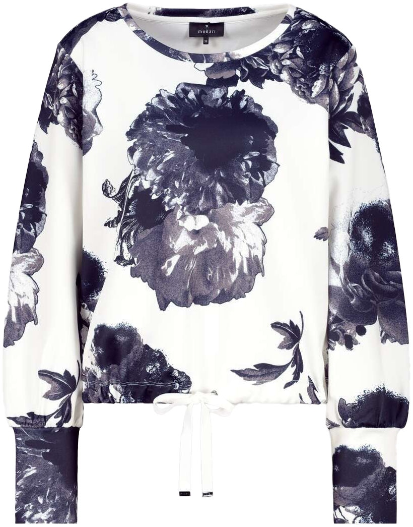 Monari Sweatshirt, mit Blumendruck