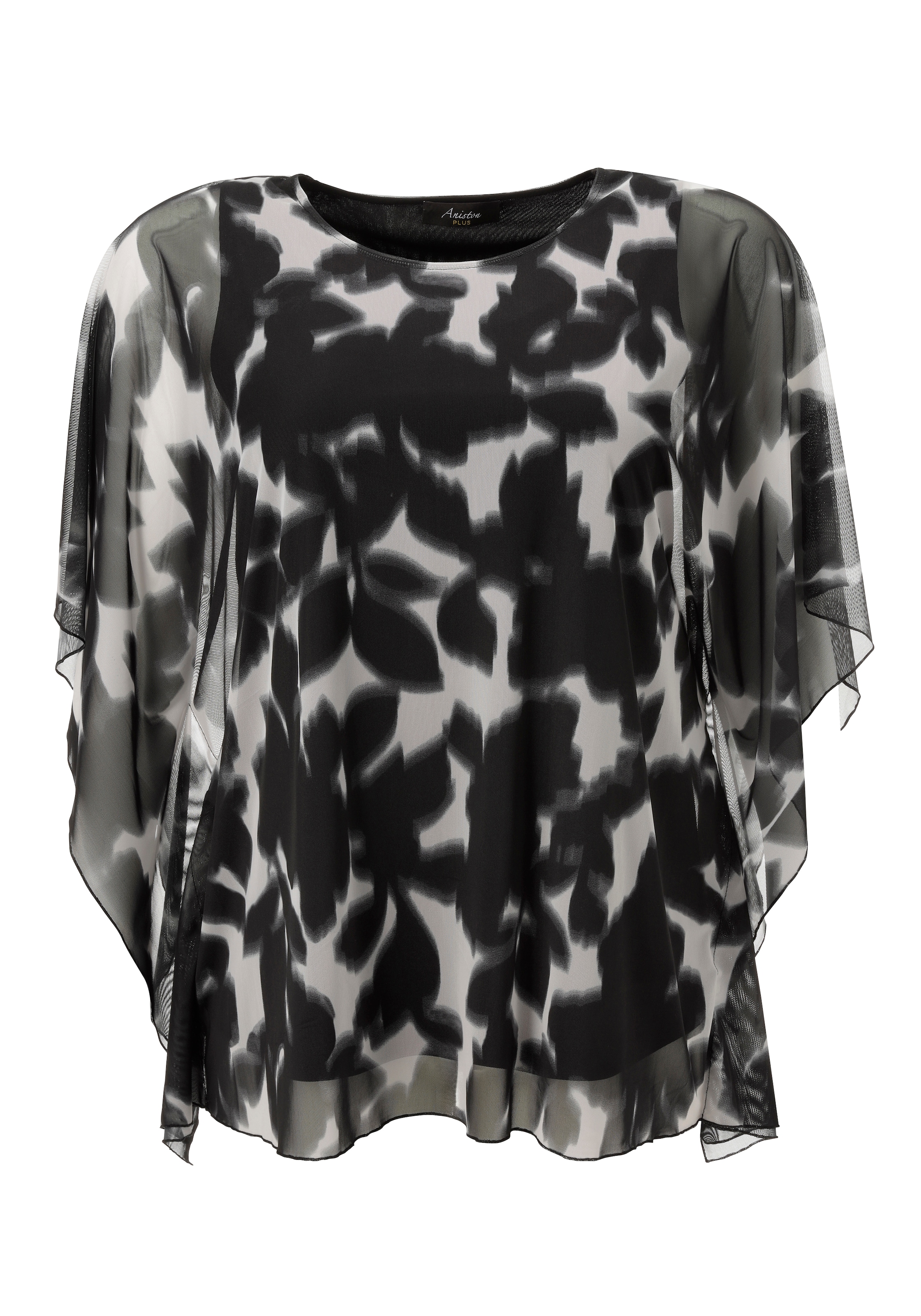 Aniston PLUS Blusenshirt, sanft fallende Meshqualität - NEUE KOLLEKTION