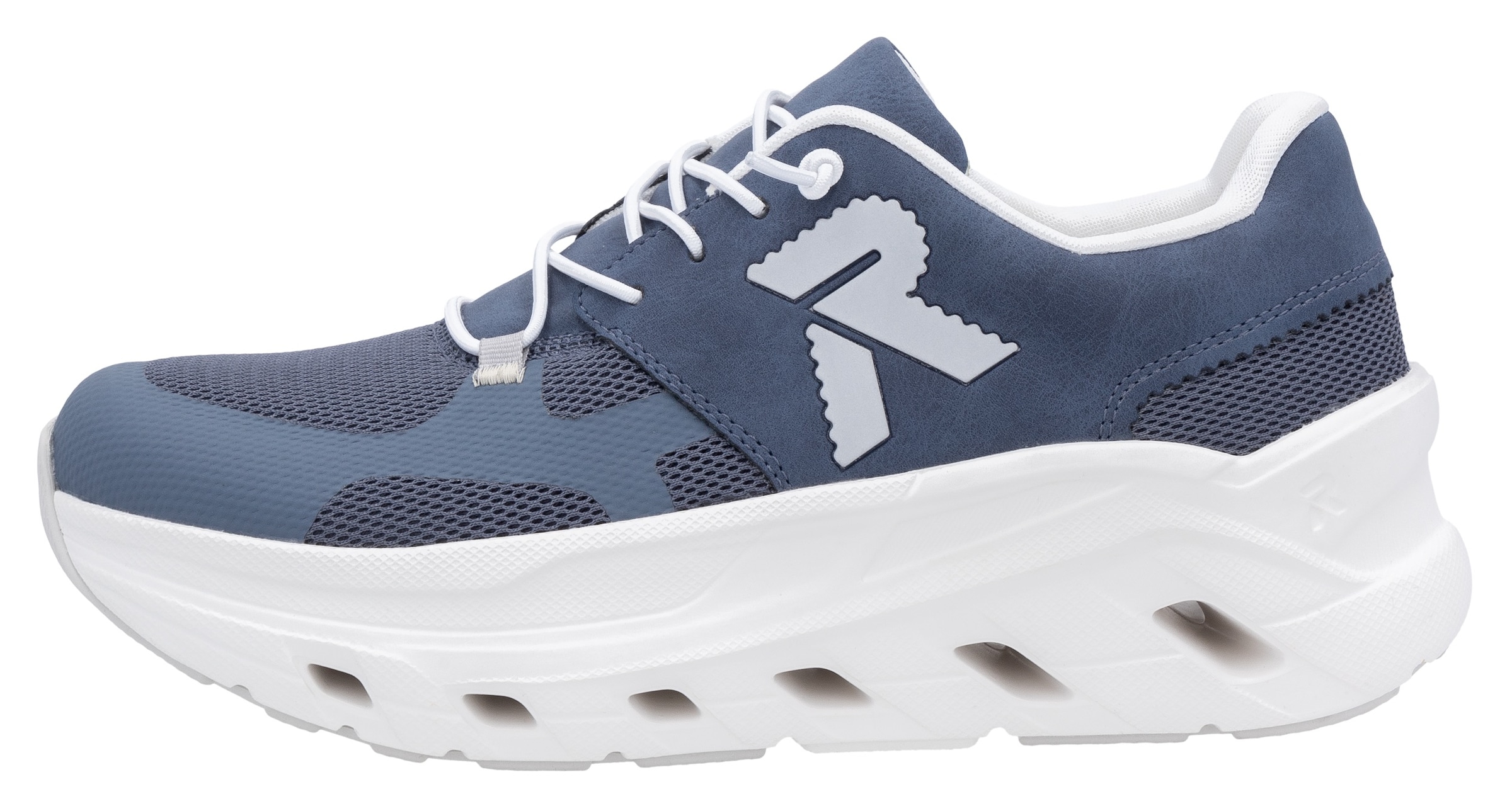 RIEKER Sport Plateausneaker  Slip-on Sneaker, Halbschuh, Freizeitsneaker mit MemoSoft-Innensohle