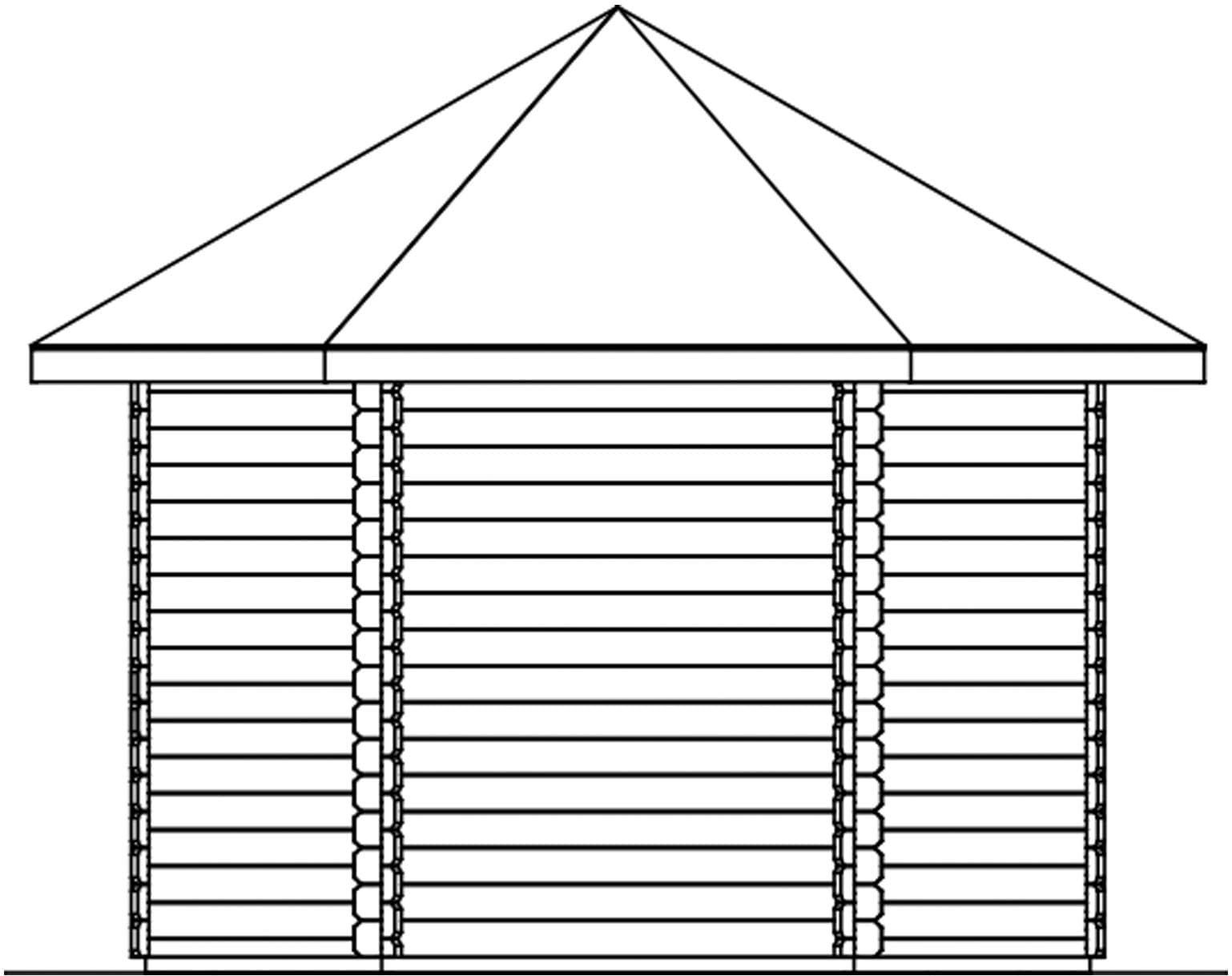 Skanholz Holzpavillon »Madeira«, 303 x 350 cm