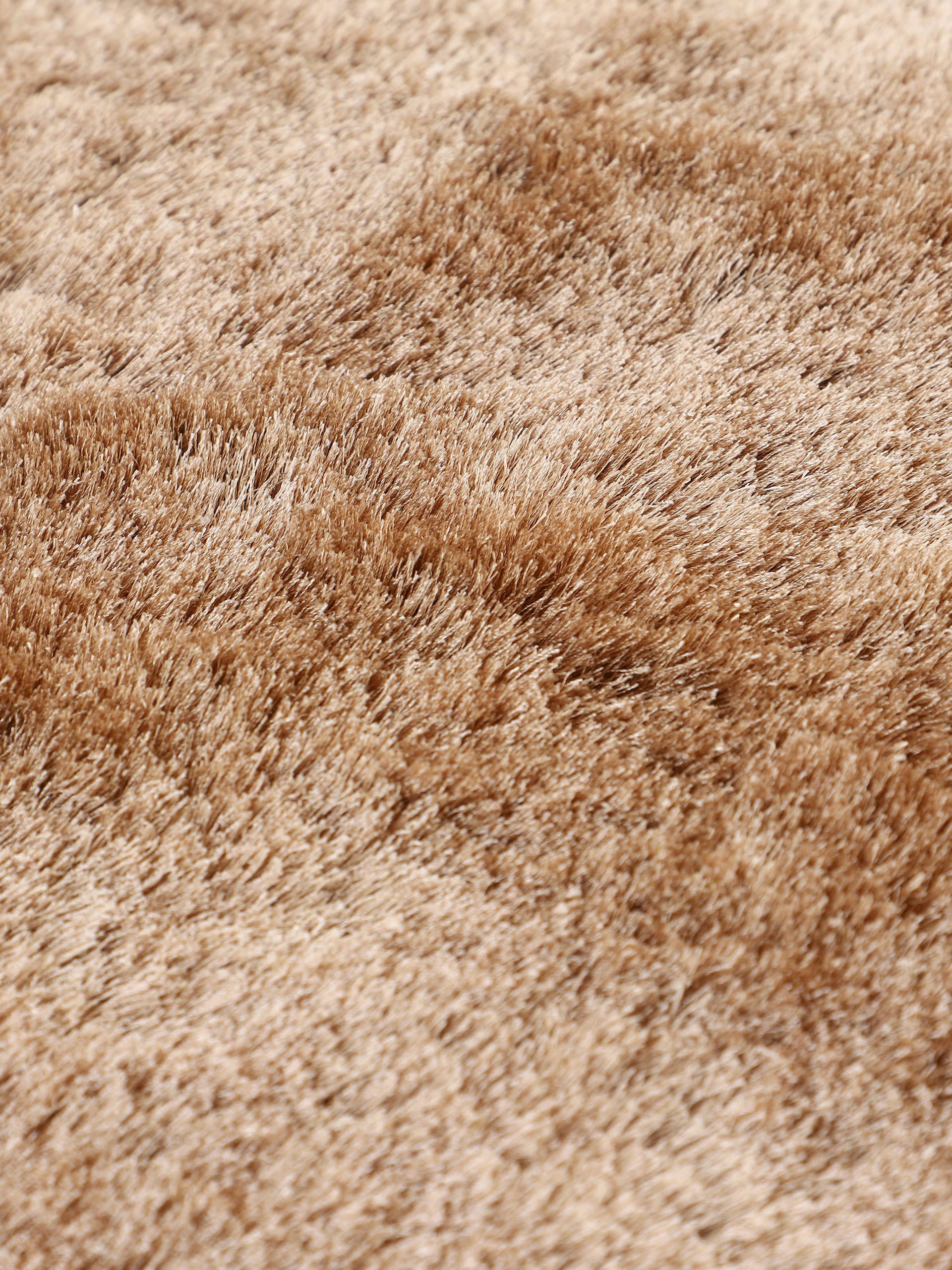 carpetfine Hochflor-Teppich »Breeze«, rund, 45 mm Höhe, besonders weich mit leichtem Glanz Garn, Wohnzimmer