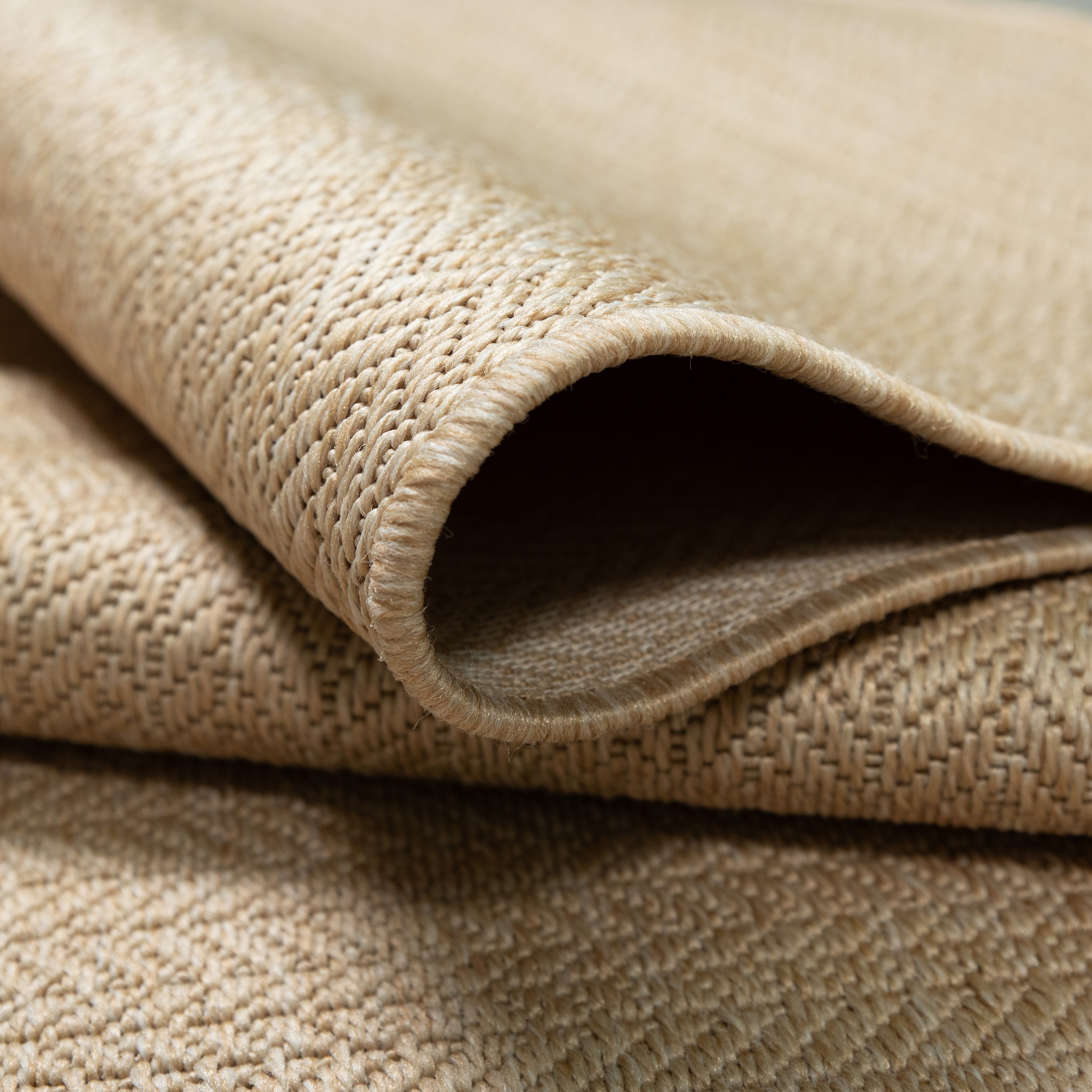 OTTO home Teppich »Aliv«, rechteckig, 3 mm Höhe, In-und Outdoorgeeignet, Sisal-Look robust, leicht zu reinigen
