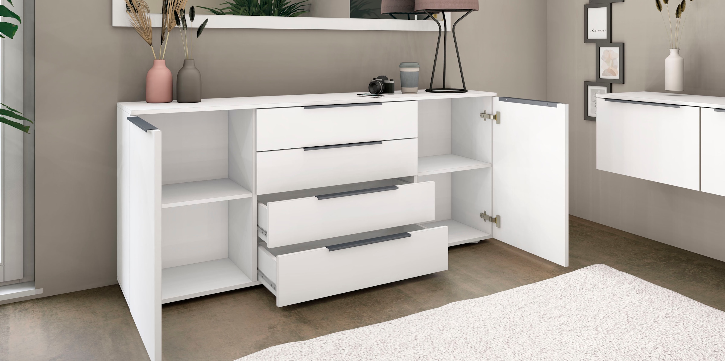 borchardt Möbel Sideboard »Tom«, Breite 166 cm