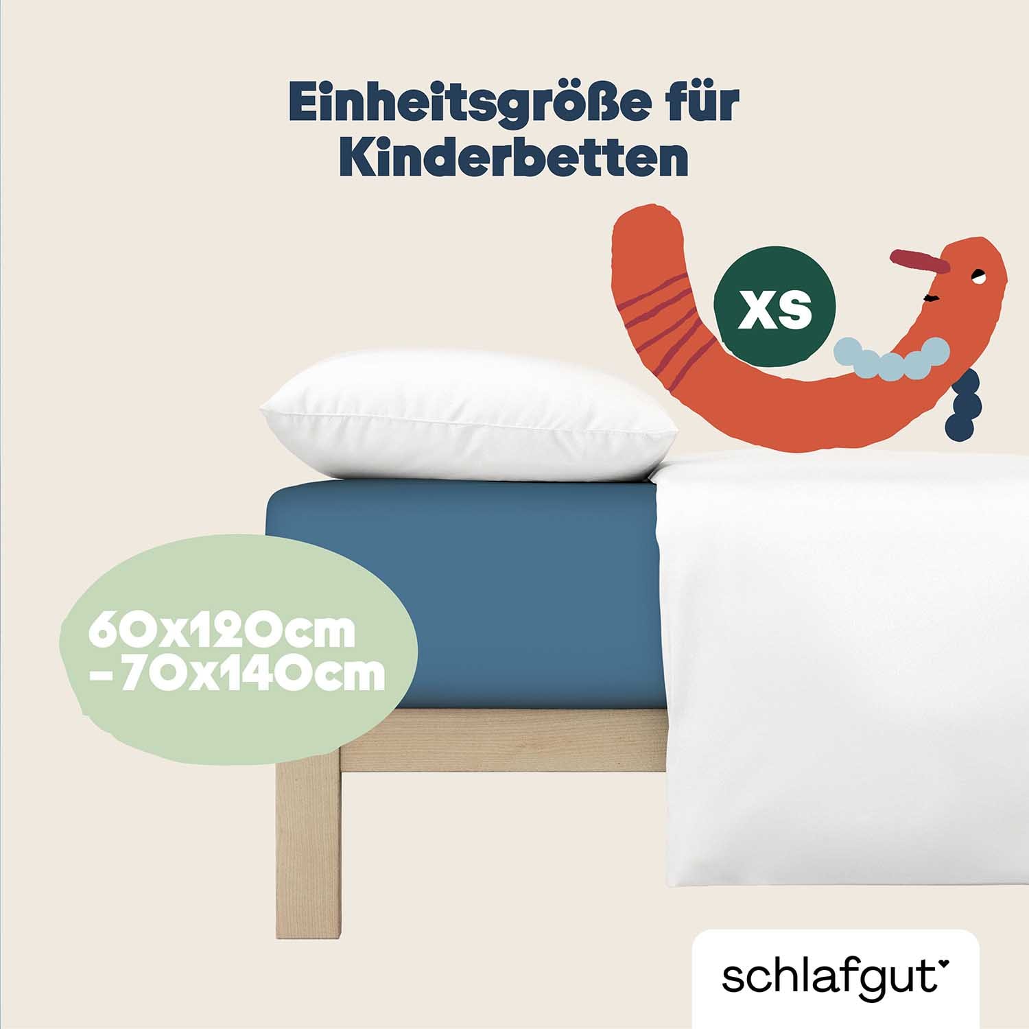 Schlafgut Spannbettlaken »Casual Mini Spannbettlaken«, für Kinder, MADE IN GREEN by OEKO-TEX®