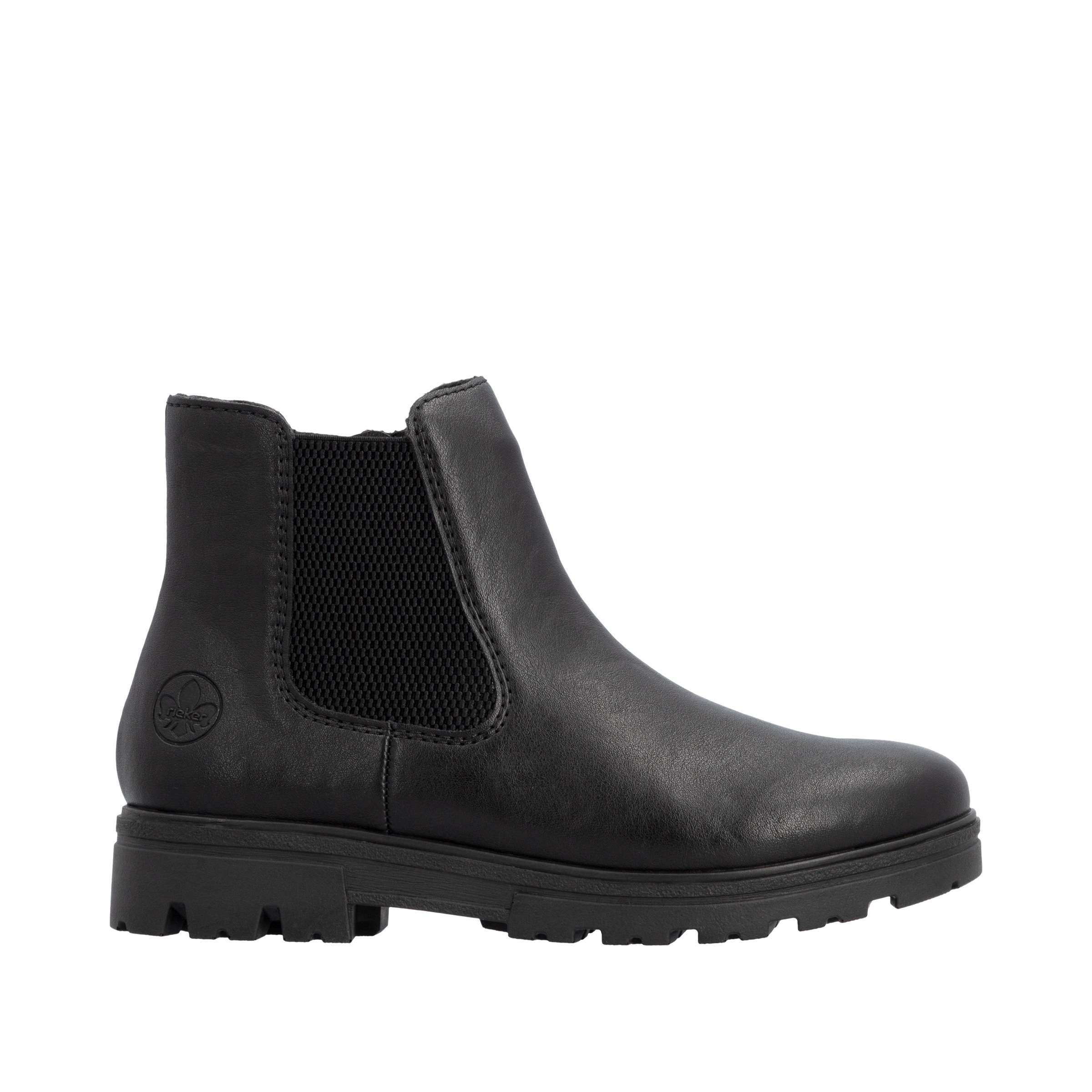 Rieker Chelseaboots  Blockabsatz, Stiefelette mit praktischem Innenreißvreschluss