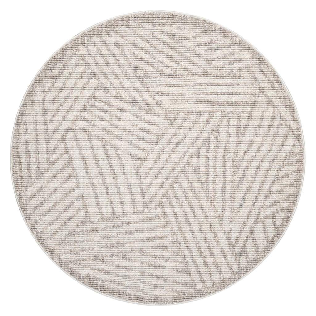 Carpet City Teppich »CLASICO 9161« rund 11 mm Höhe Kurzflor, Hochtief-Muster, Boho, Wohnzimmer