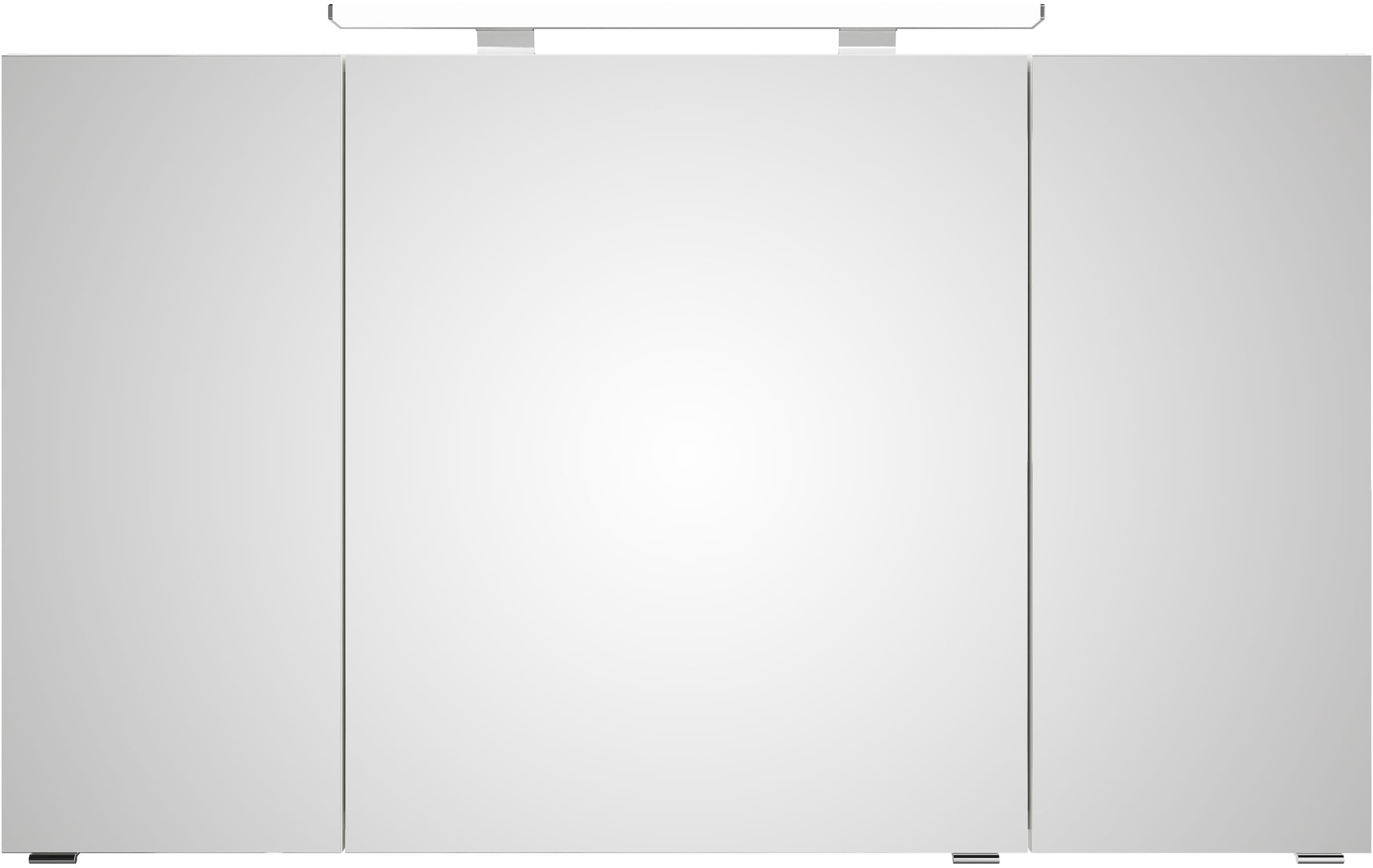 Saphir Badmöbel-Set »Serie 4010 4-teilig Keramik-Waschtisch mit LED-Spiegelschrank«, (Set), Badezimmer Set mit Unterschrank, Hängeschrank, inkl. Türdämpfer