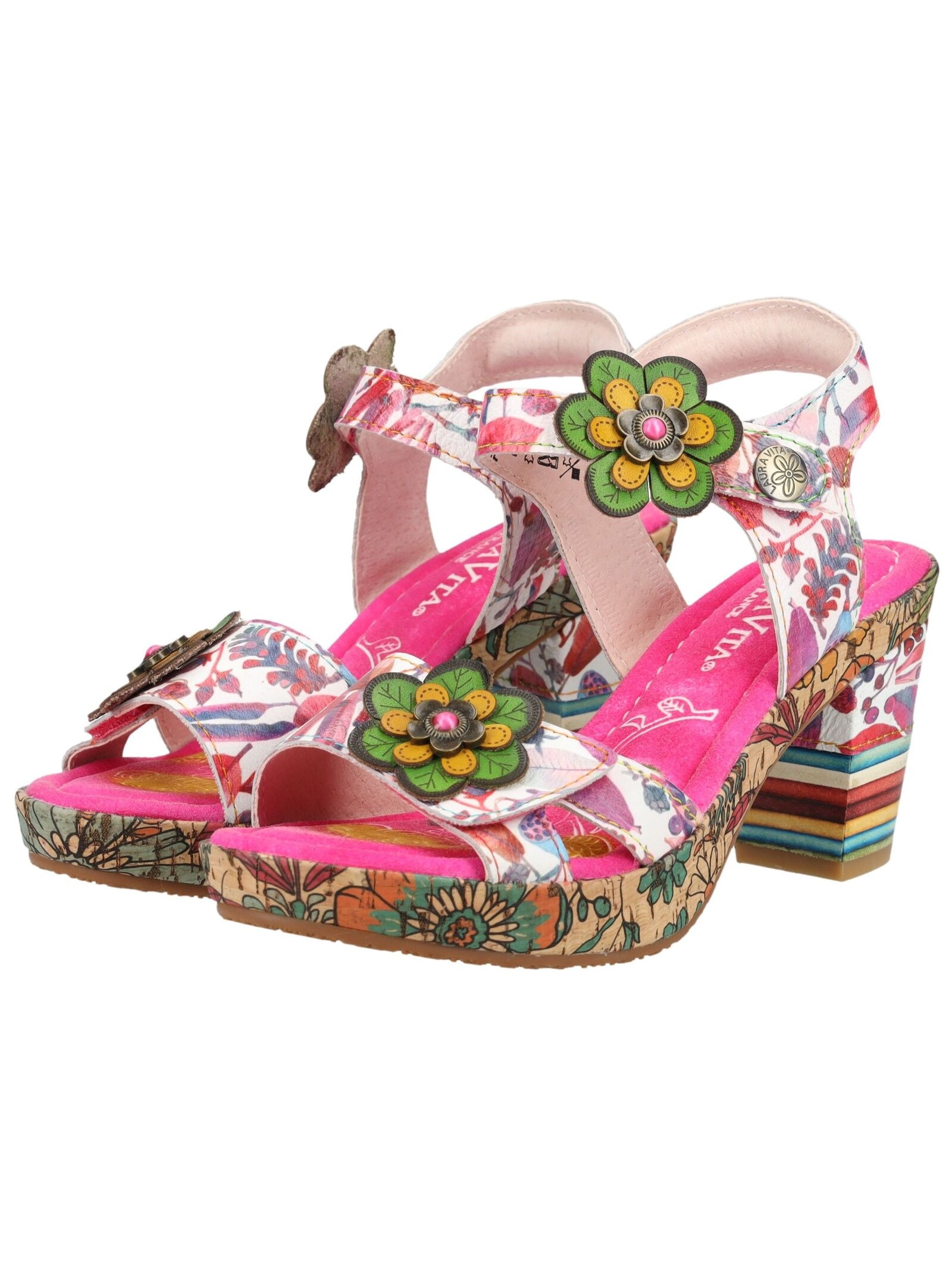 LAURA VITA High-Heel-Sandalette »LAURA VITA Sandalen Leder«