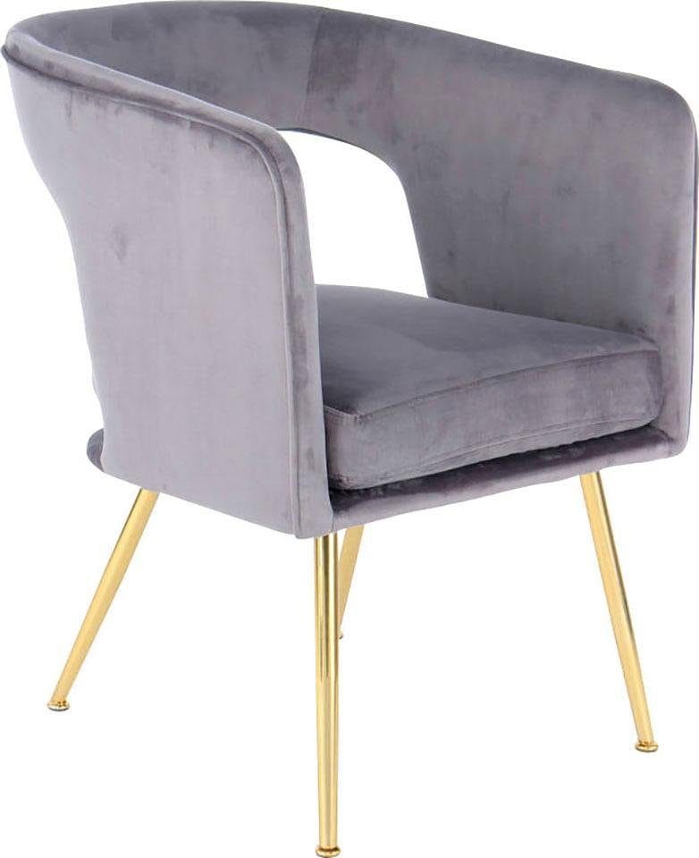 Kayoom Stuhl »Jolene 125, Esszimmerstuhl,eleganter Stoffbezug« () 1 Stk. sa günstig online kaufen