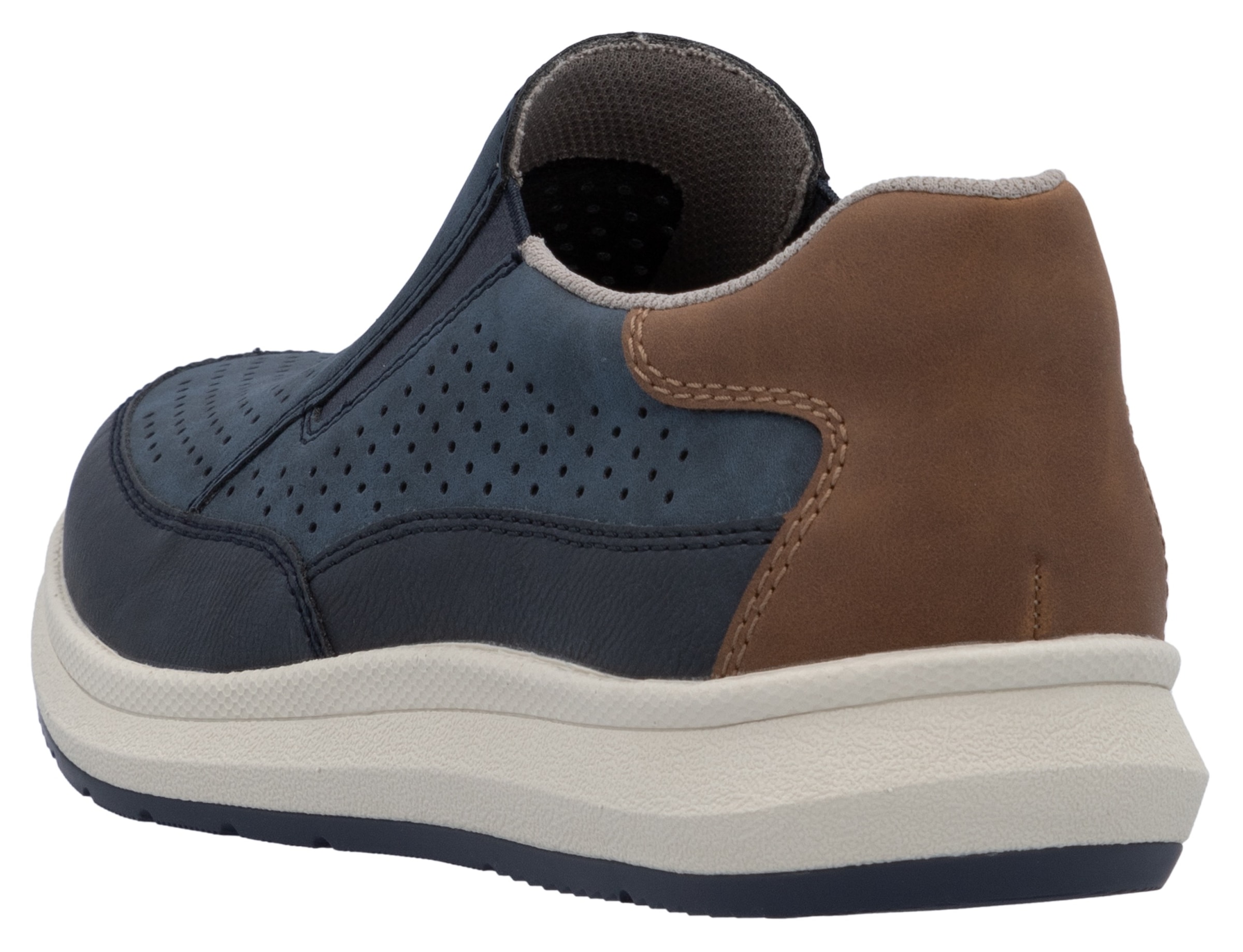 Rieker Slip-On Sneaker, Slipper, Schlupfschuh, Halbschuh mit seitlichen Stretcheinsätzen