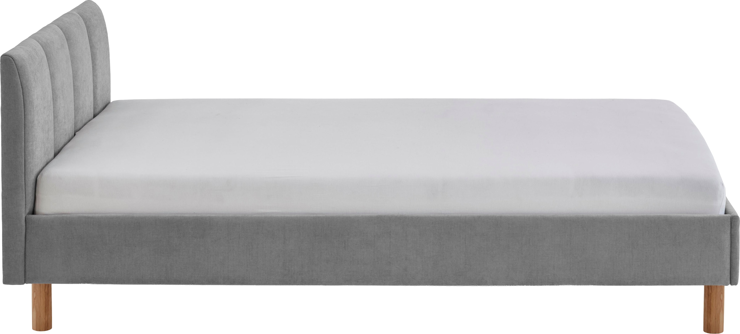 meise.möbel Polsterbett »Joker, in verschiedenen Breiten und Farben erhältlich« wahlweise mit schwarzem oder eichefarbigem Holzfuß