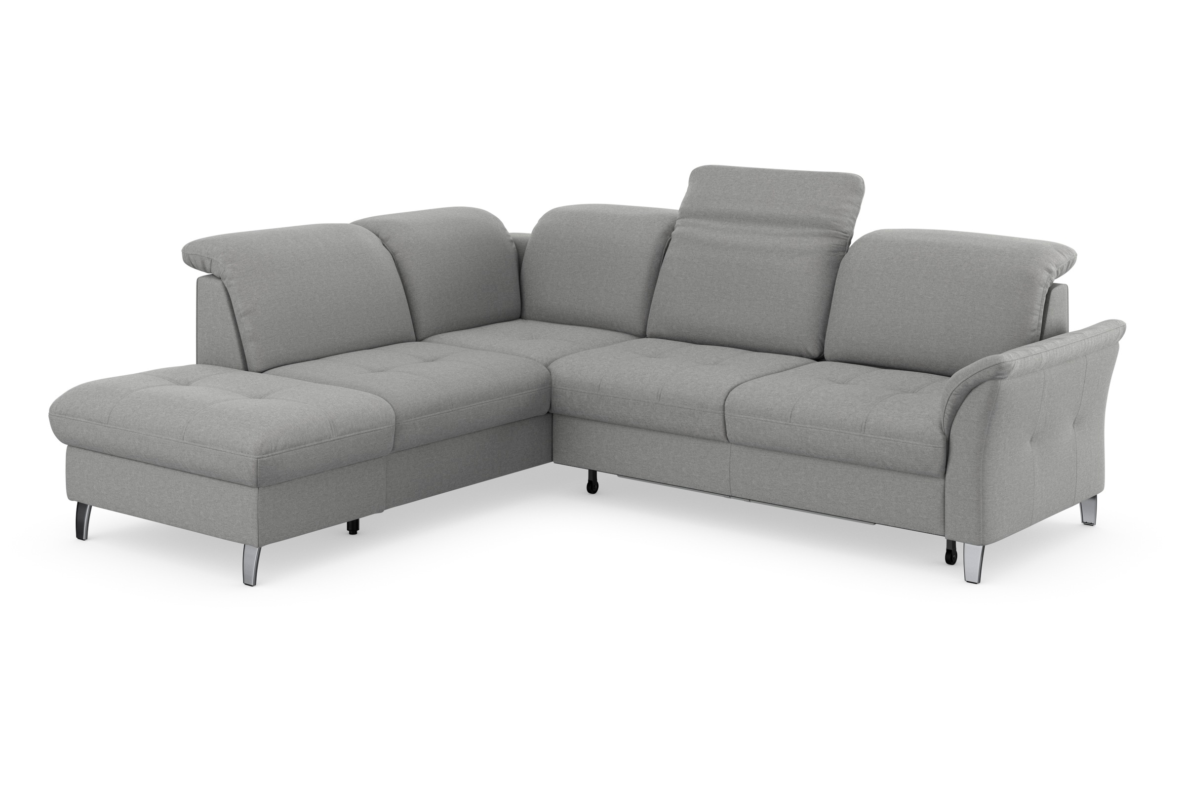 sit&more Ecksofa »Maggiore L-Form«, wahlweise mit Kopfteilverstellung, Bettfunktion und Stauraum